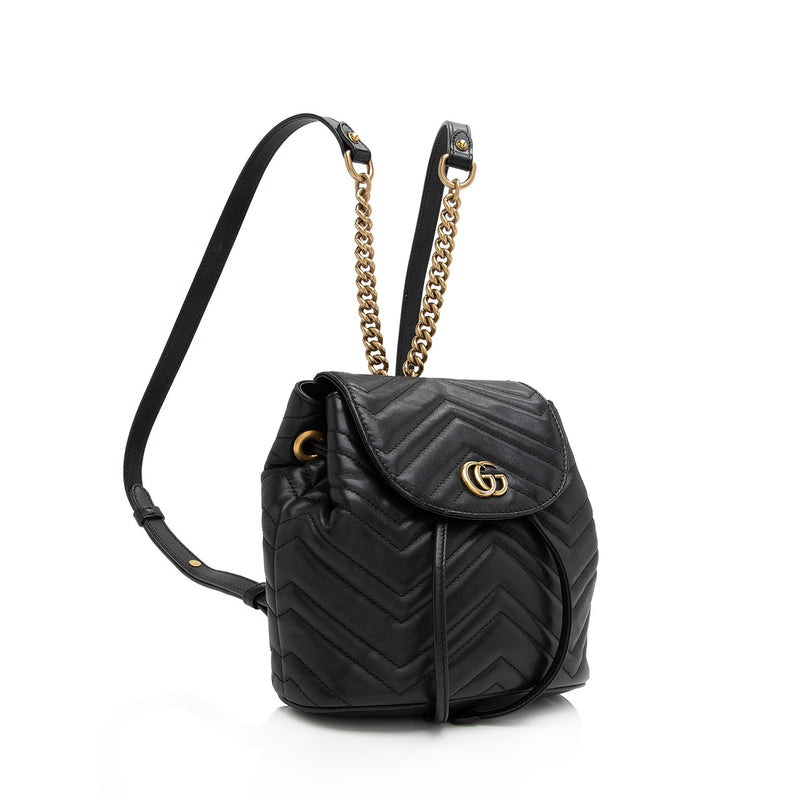 gucci backpack black leather