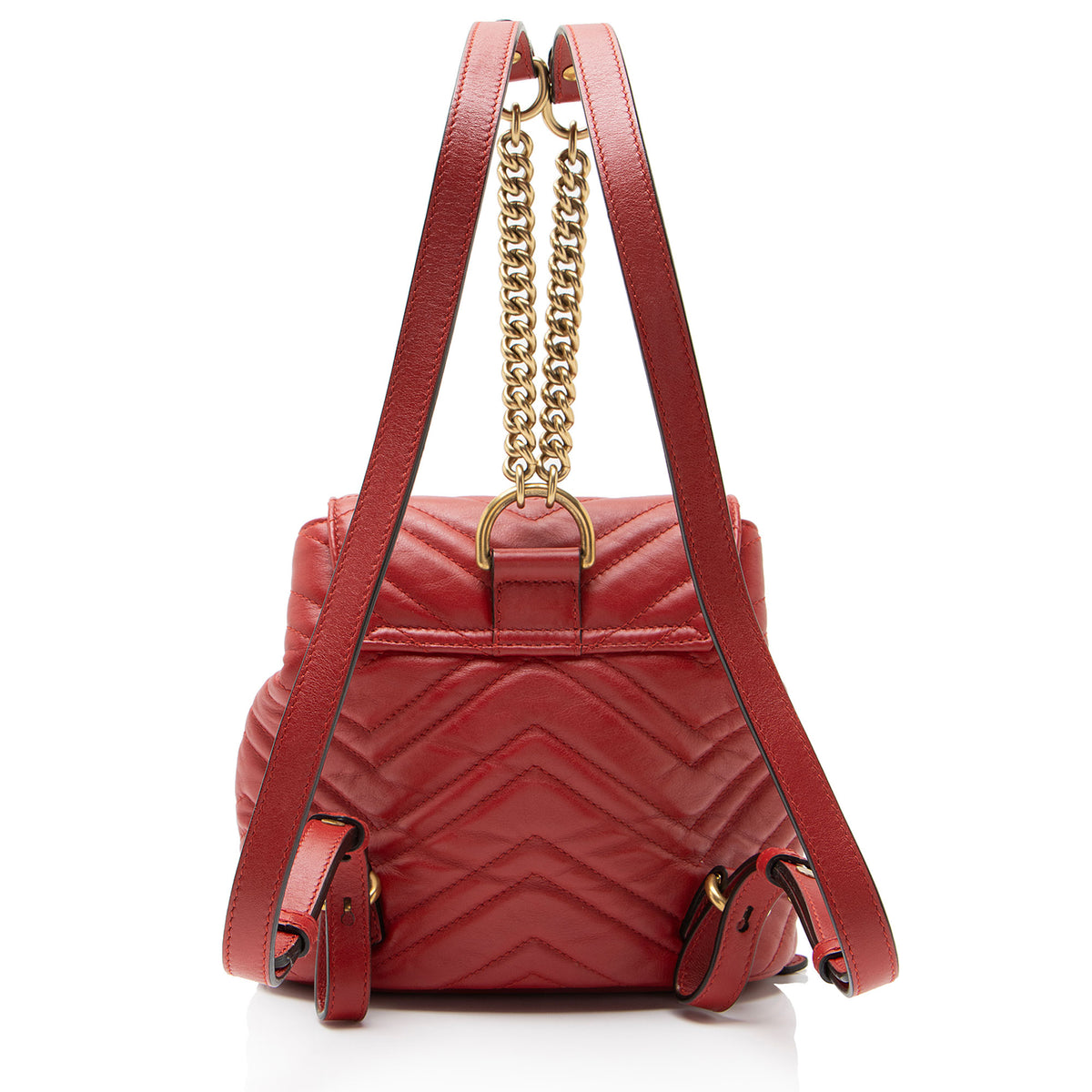 Gucci Matelasse Leather GG Marmont Mini Backpack