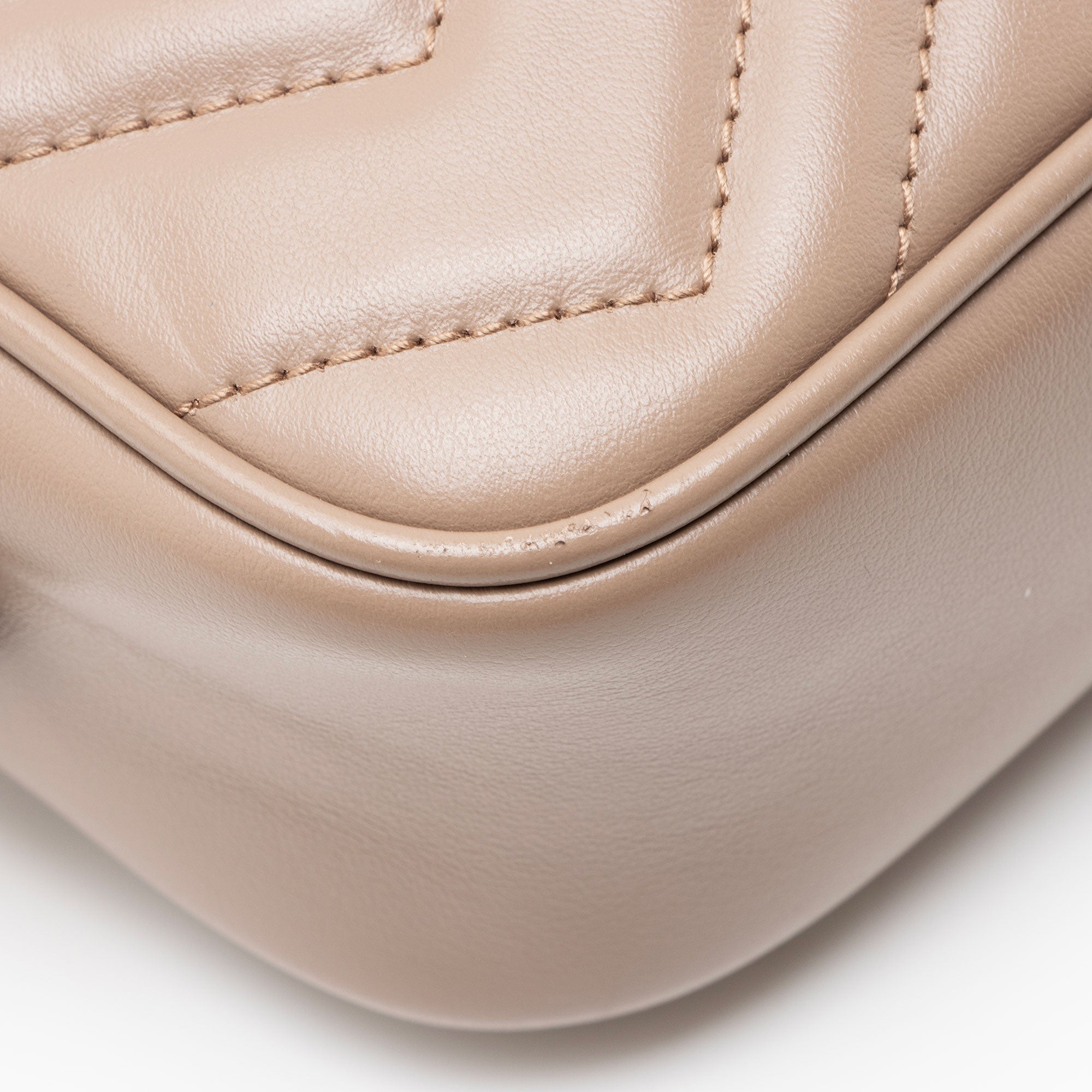 Gucci Matelasse Leather GG Marmont Mini Camera Bag
