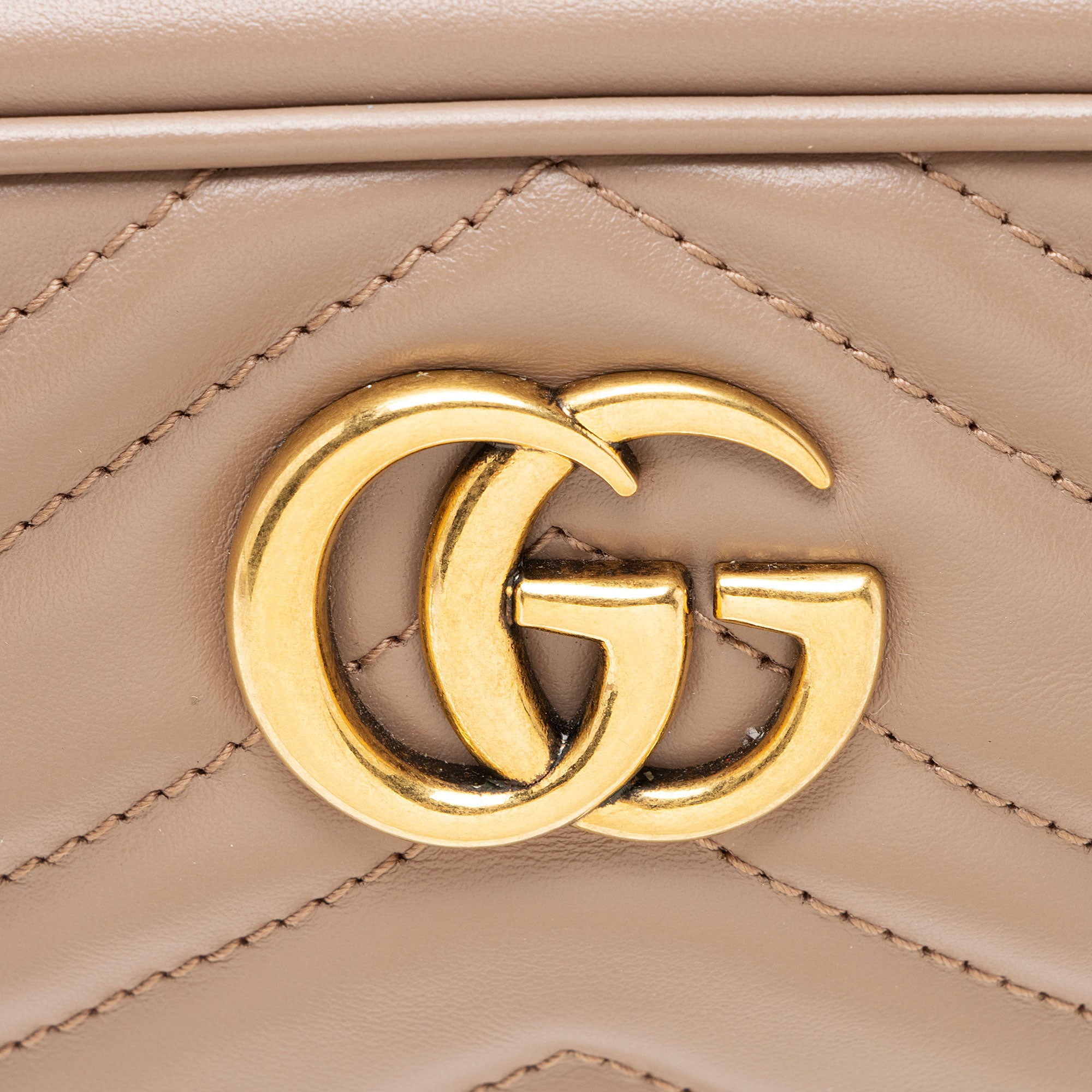Gucci Matelasse Leather GG Marmont Mini Camera Bag