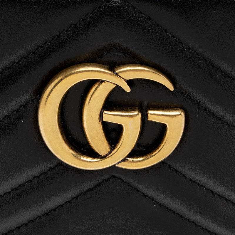 Gucci Matelasse Leather GG Marmont Mini Crossbody Bag (SHF-2UTE9c)