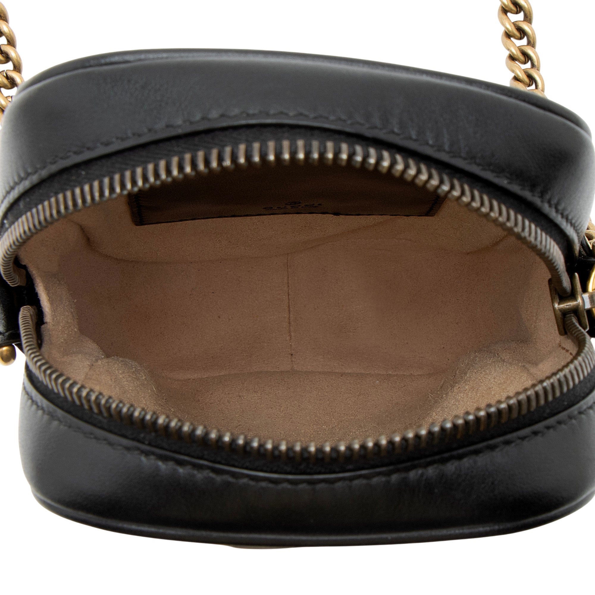Gucci Matelasse Leather GG Marmont Mini Crossbody