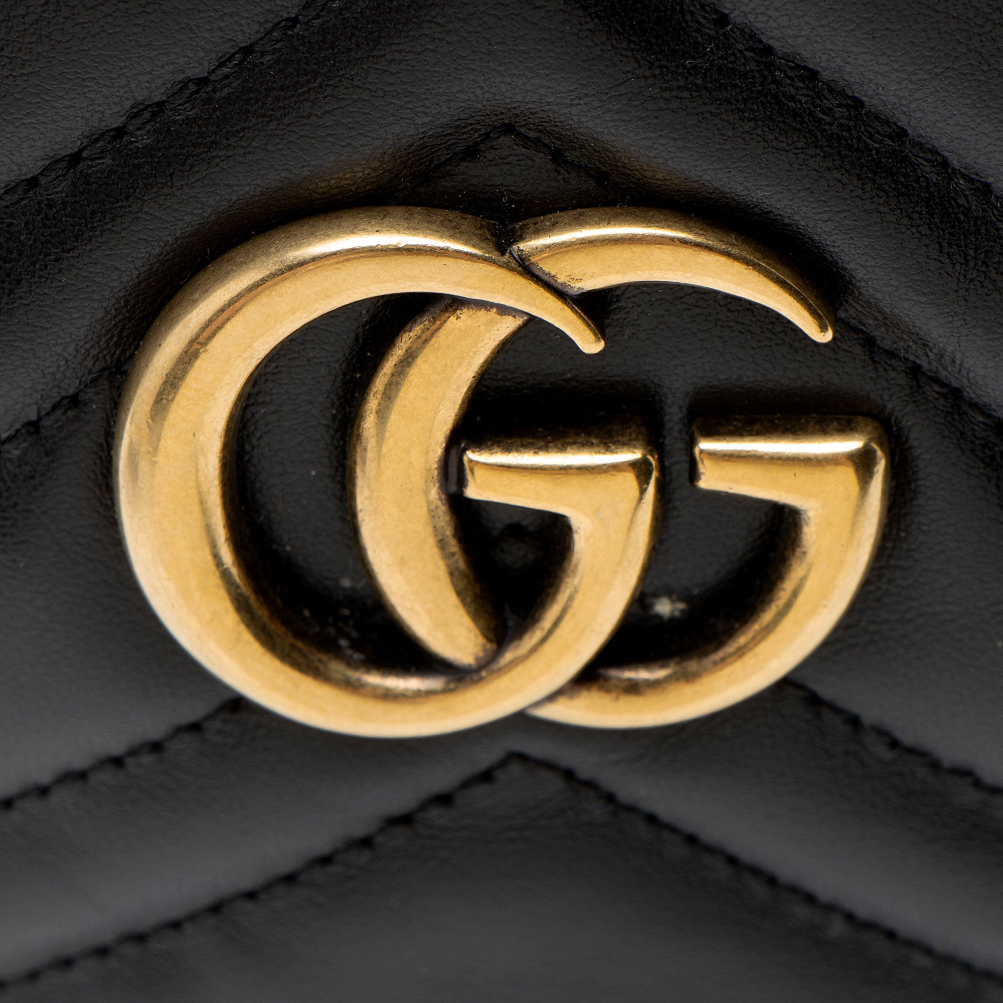Gucci Matelasse Leather GG Marmont Mini Crossbody