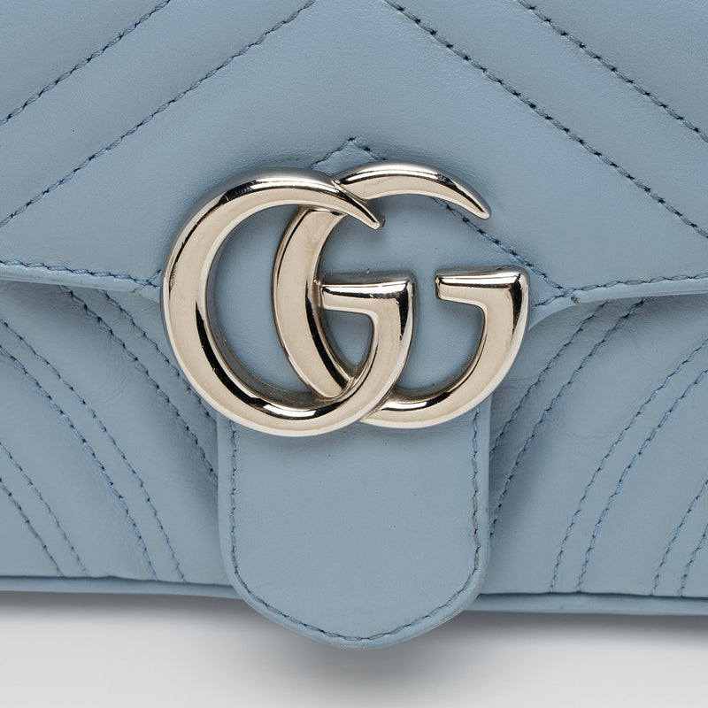 Gucci Matelasse Leather GG Marmont Mini Flap Bag - FINAL SALE (SHF-pWKcM1)