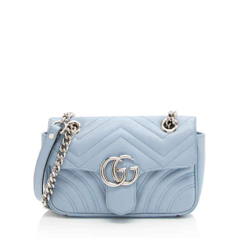 Gucci Matelasse Leather GG Marmont Mini Flap Bag FINAL SALE SHF
