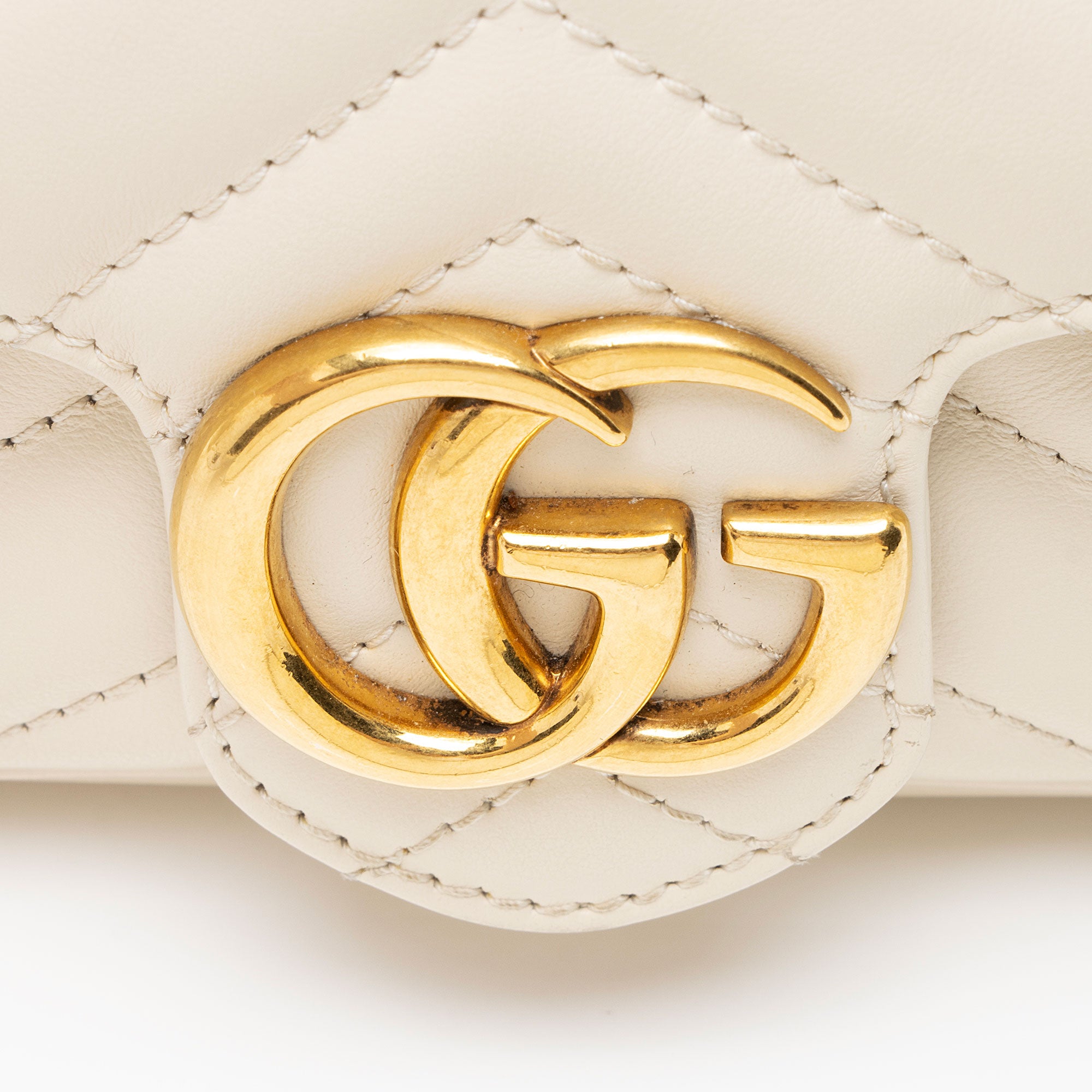Gucci Matelasse Leather GG Marmont Mini Flap Bag