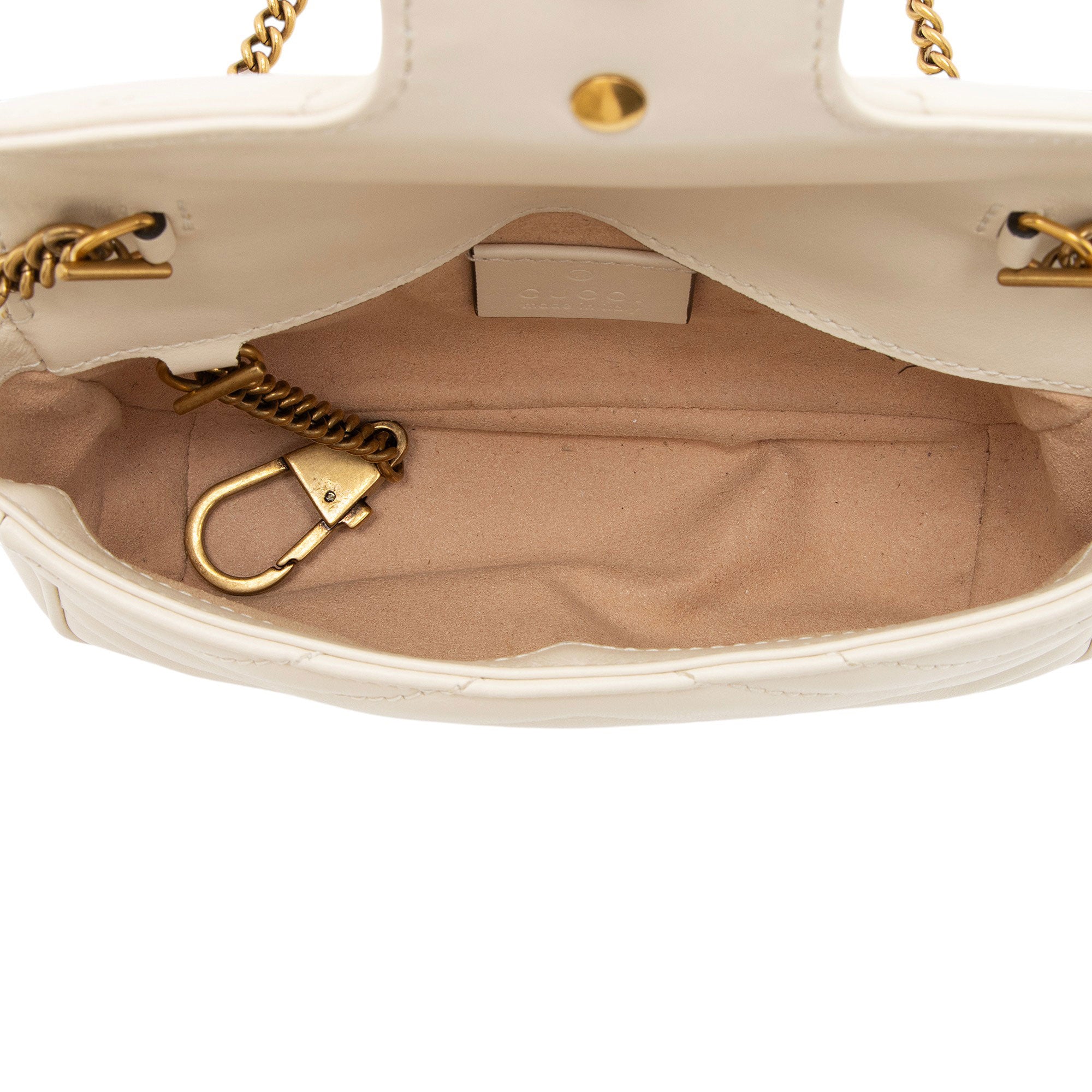 Gucci Matelasse Leather GG Marmont Mini Flap Bag