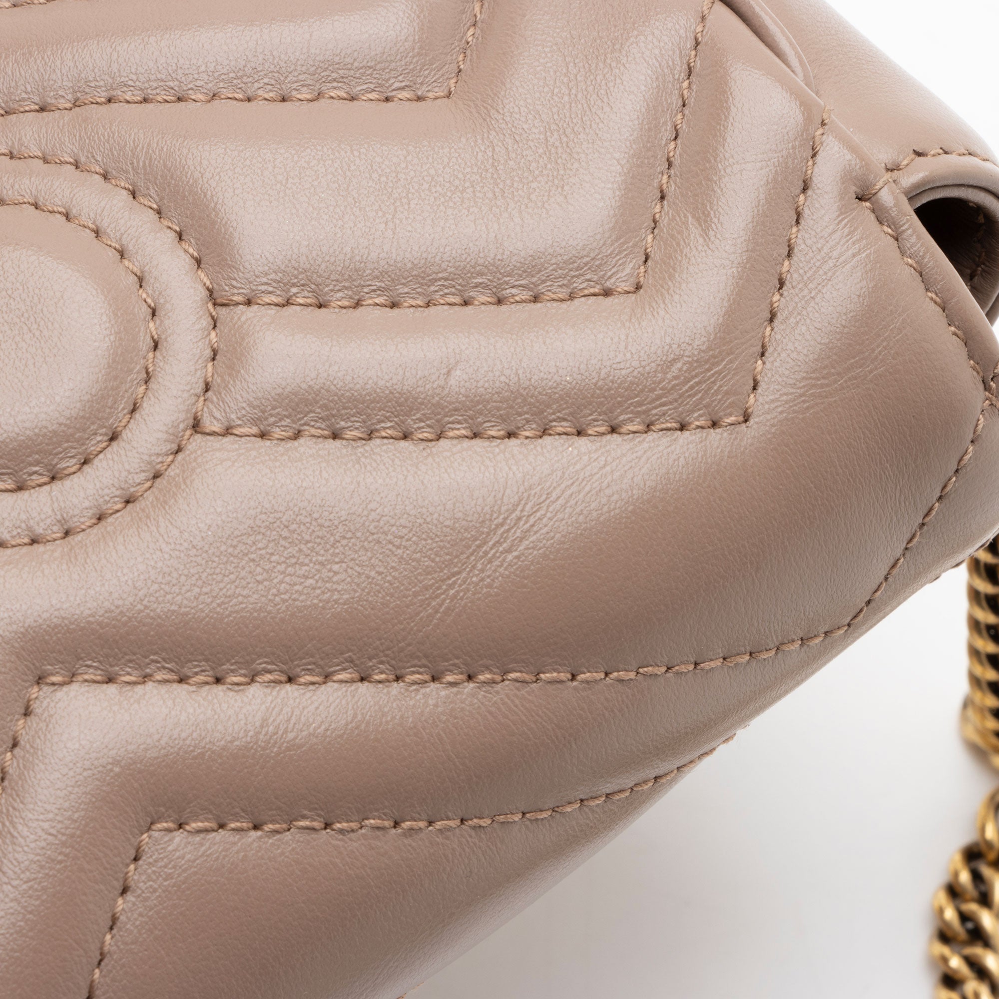 Gucci Matelasse Leather GG Marmont Mini Flap Bag