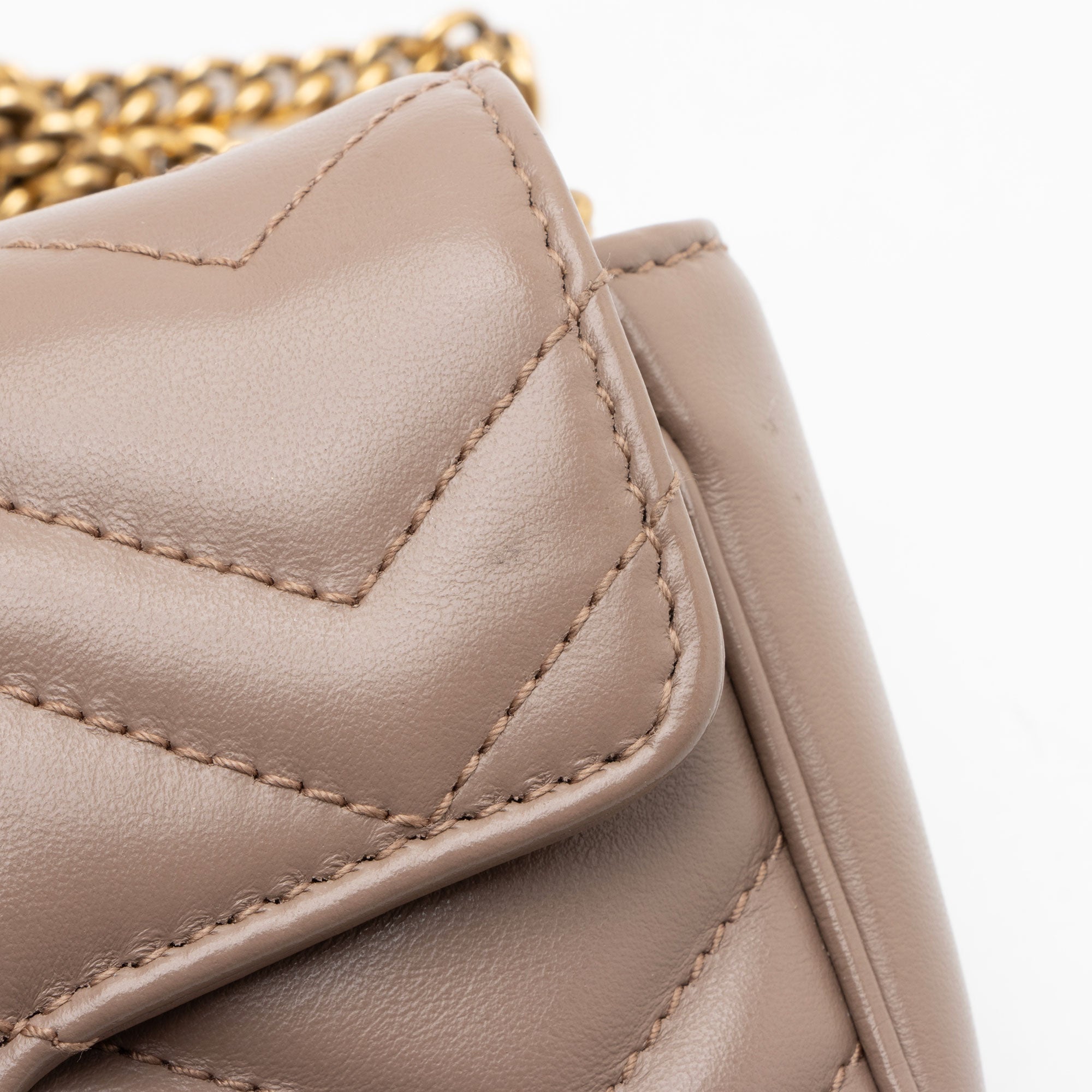 Gucci Matelasse Leather GG Marmont Mini Flap Bag