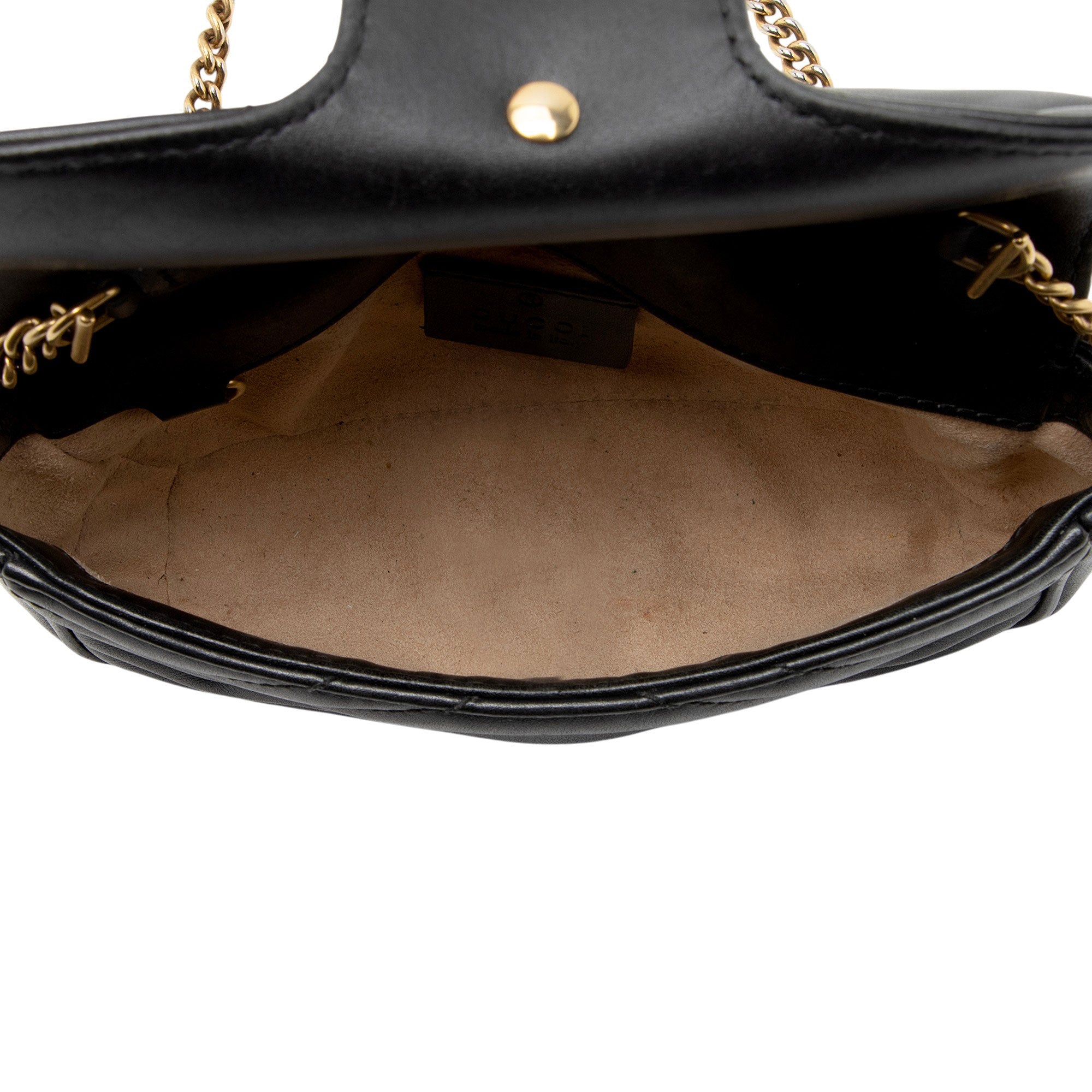 Gucci Matelasse Leather GG Marmont Mini Flap Bag
