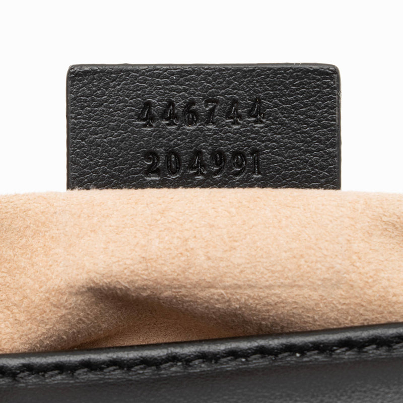 Gucci Matelasse Leather GG Marmont Mini Shoulder Bag (SHF-V1dIip)