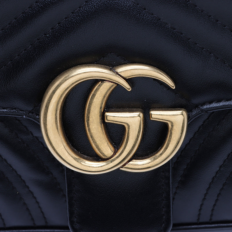 Gucci Matelasse Leather GG Marmont Mini Bag (SHF-21140) – LuxeDH