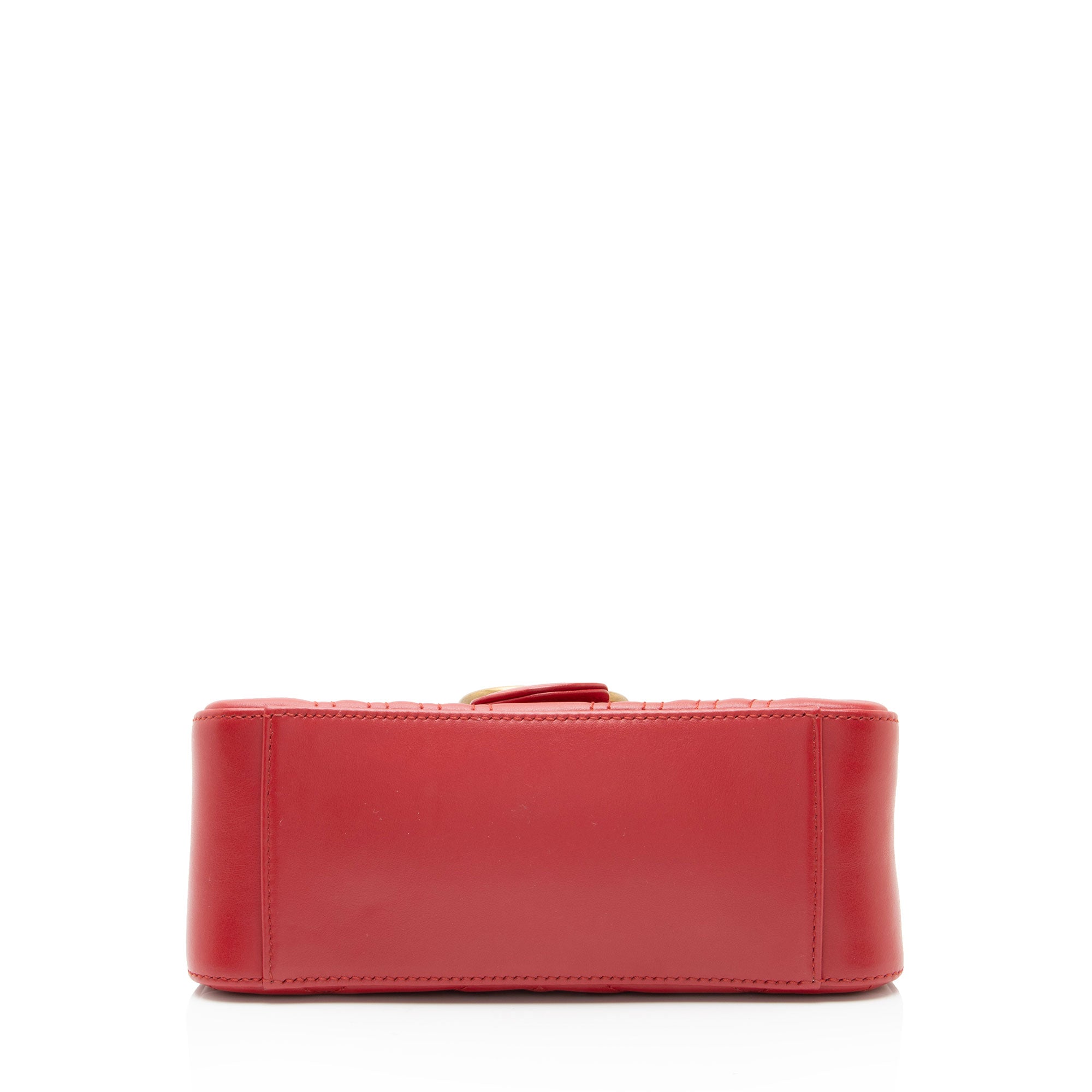Gucci Matelasse Leather GG Marmont Mini Top Handle Bag