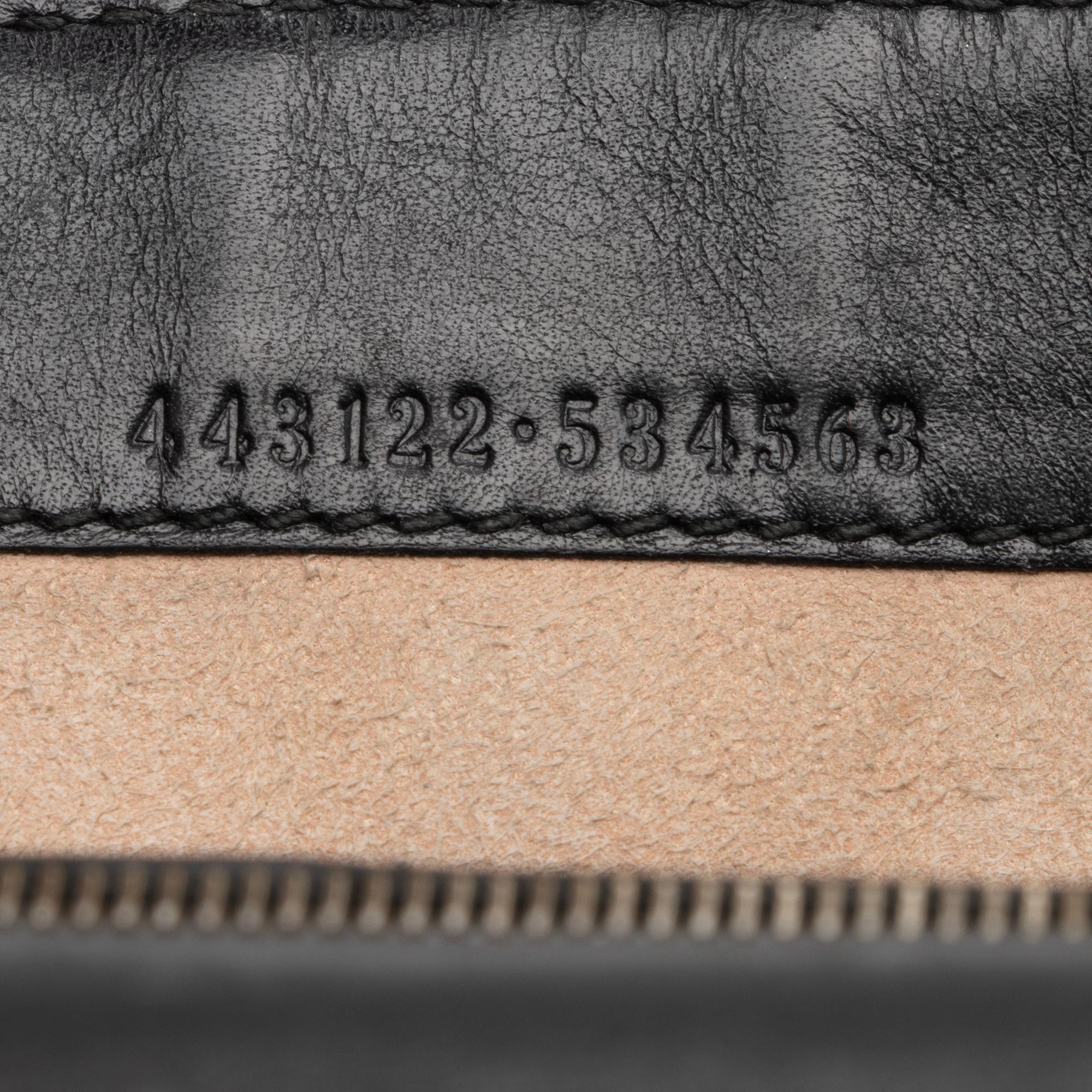 Gucci Matelasse Leather GG Marmont Mini Wallet on Chain Bag (SHF-zSUheQ)