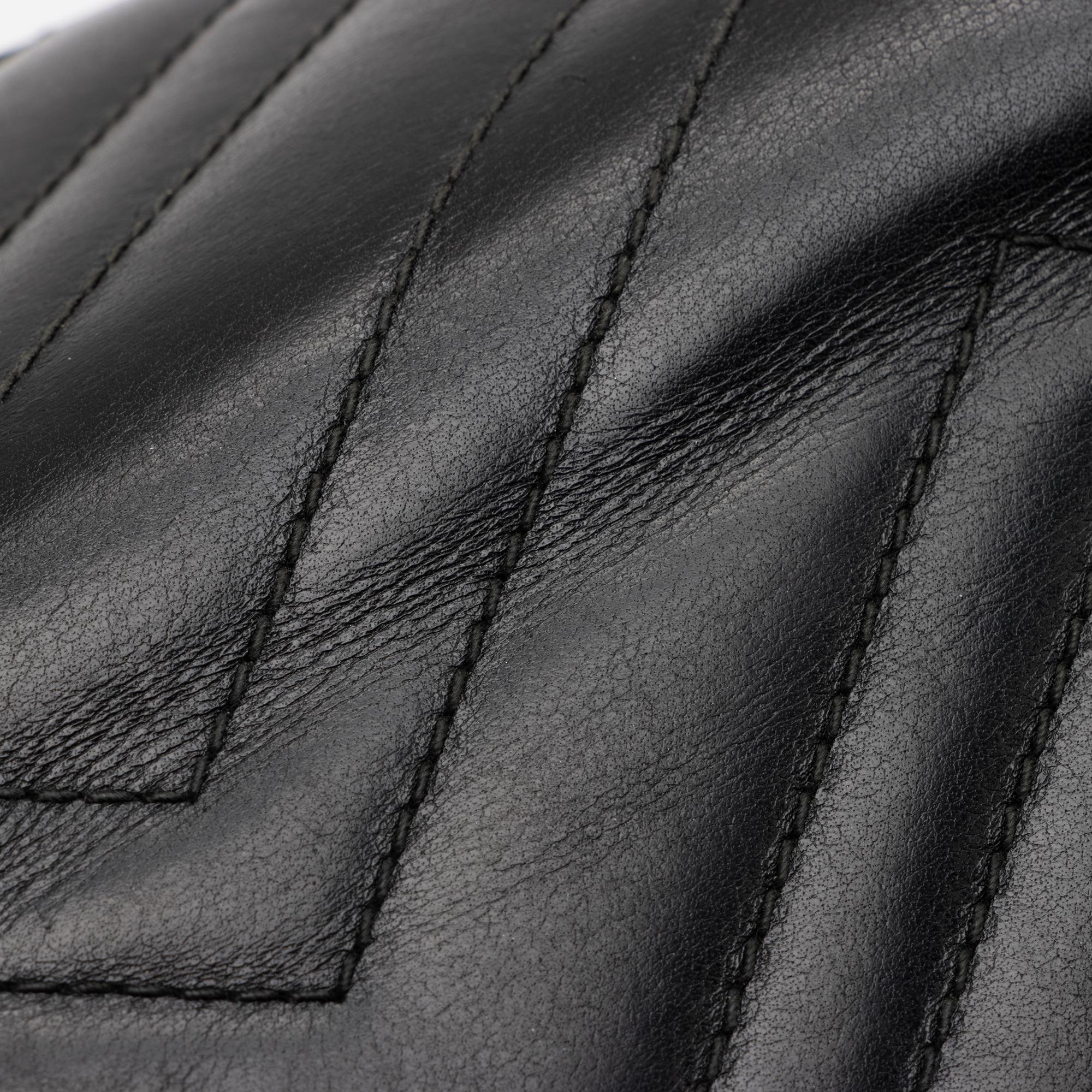 Gucci Matelasse Leather GG Marmont Mini Wallet on Chain Bag (SHF-zSUheQ)