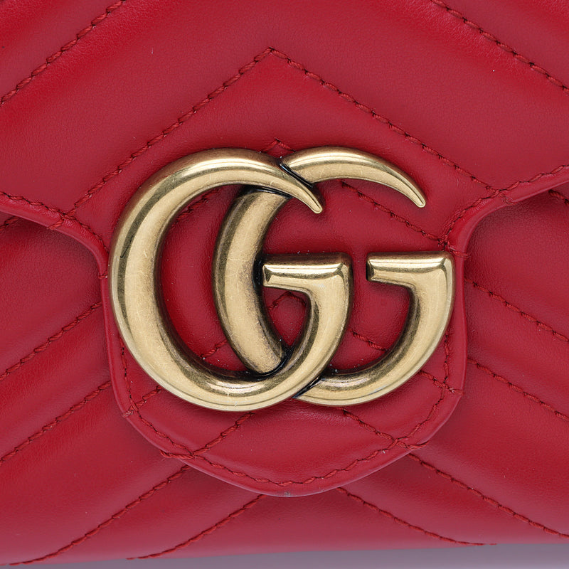 Gucci Matelasse Leather GG Marmont Mini Wallet on Chain Bag (SHF-2R5i8 –  LuxeDH