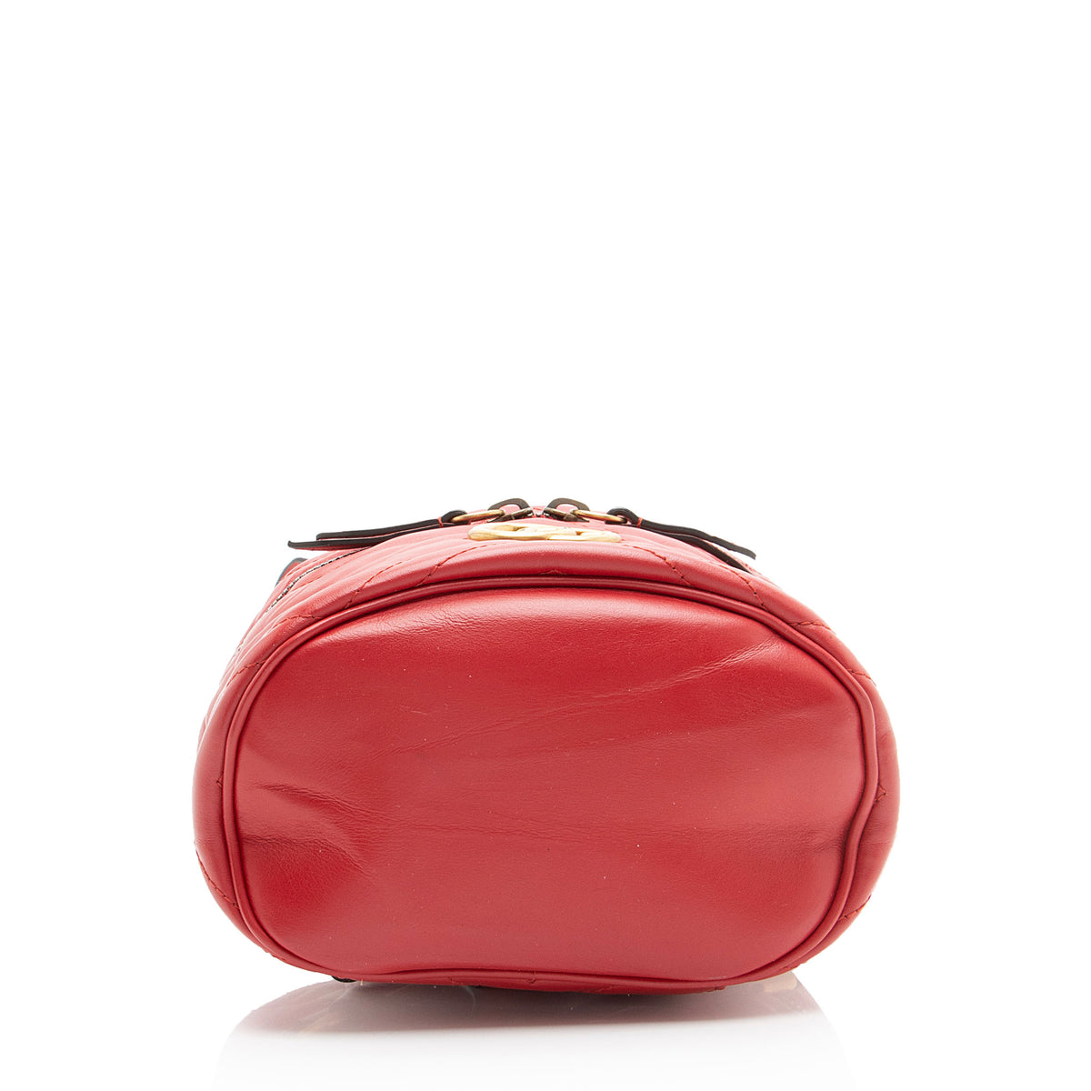 Gucci Matelasse Leather GG Marmont Round Mini Backpack