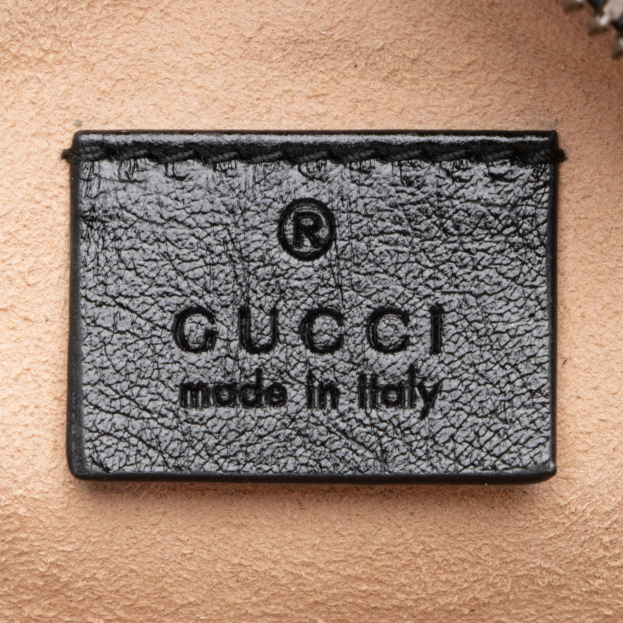 Gucci Matelasse Leather GG Marmont Round Mini Shoulder Bag