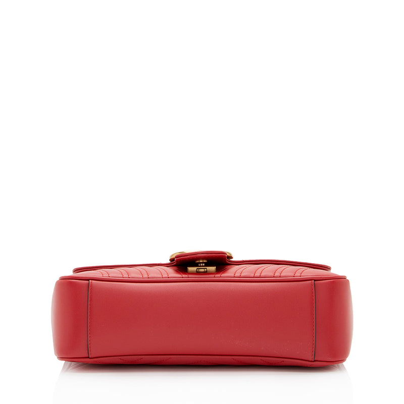 Gucci Matelasse Leather GG Marmont Small Bag (SHF-ijRyek)