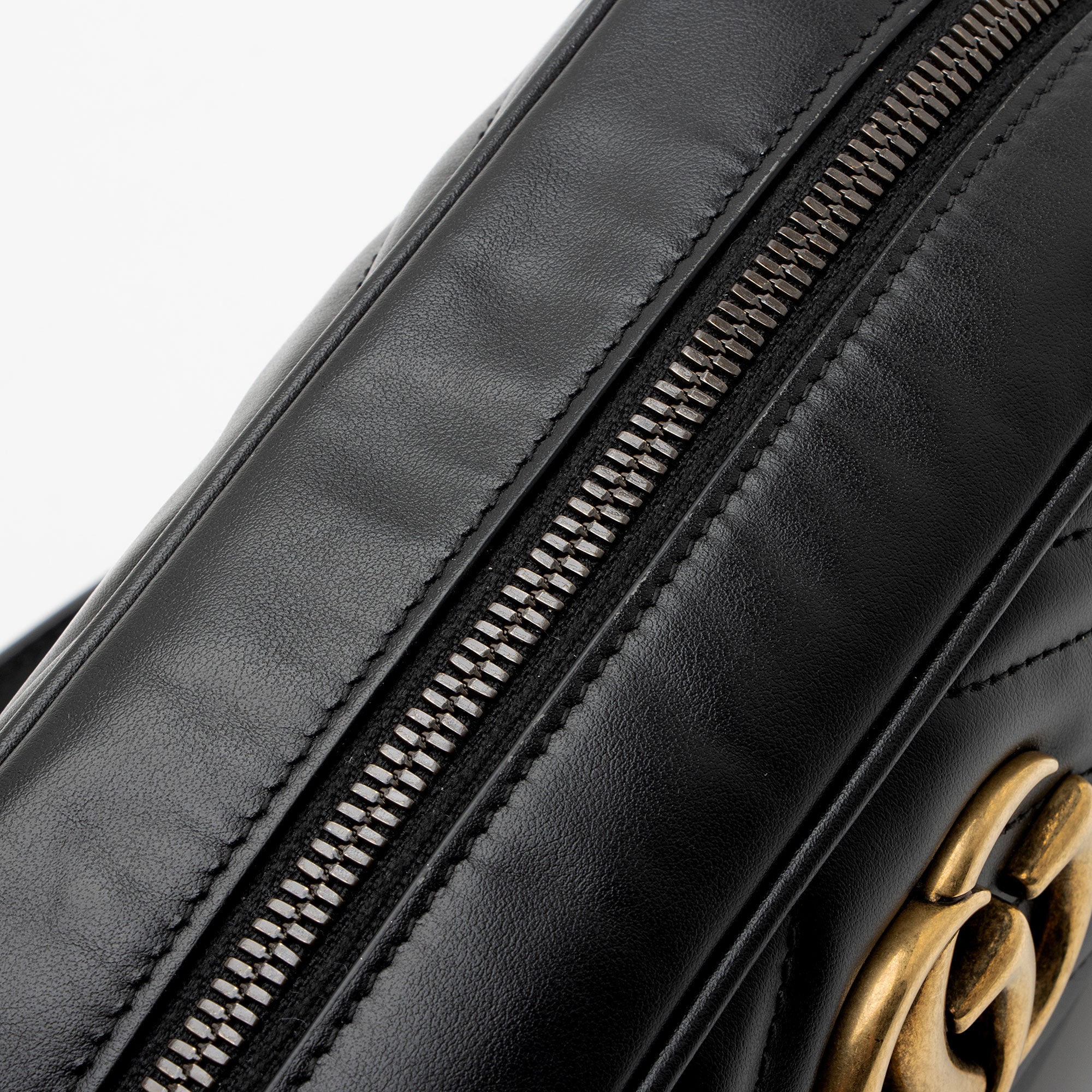 Gucci Matelasse Leather GG Marmont Small Camera Bag