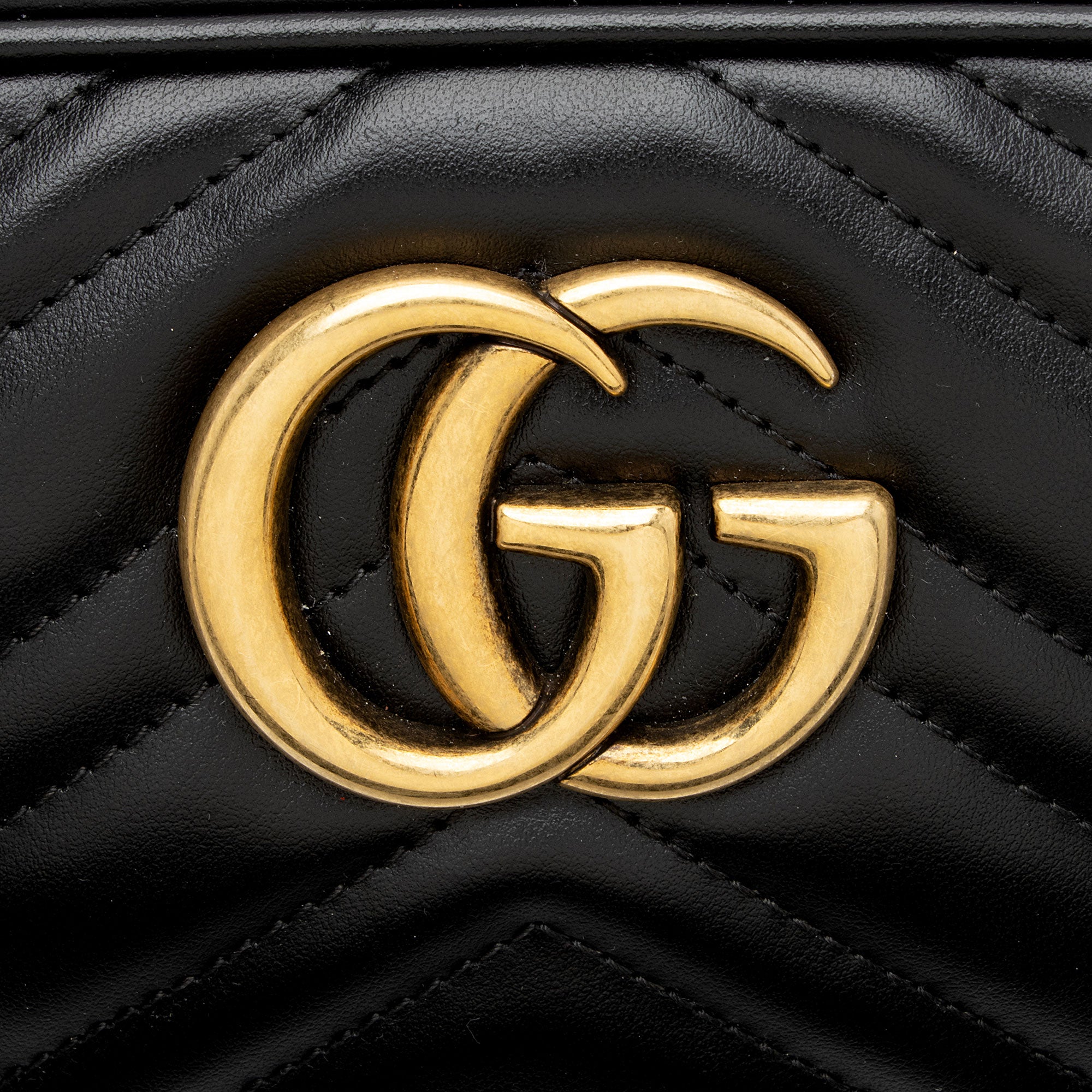 Gucci Matelasse Leather GG Marmont Small Camera Bag