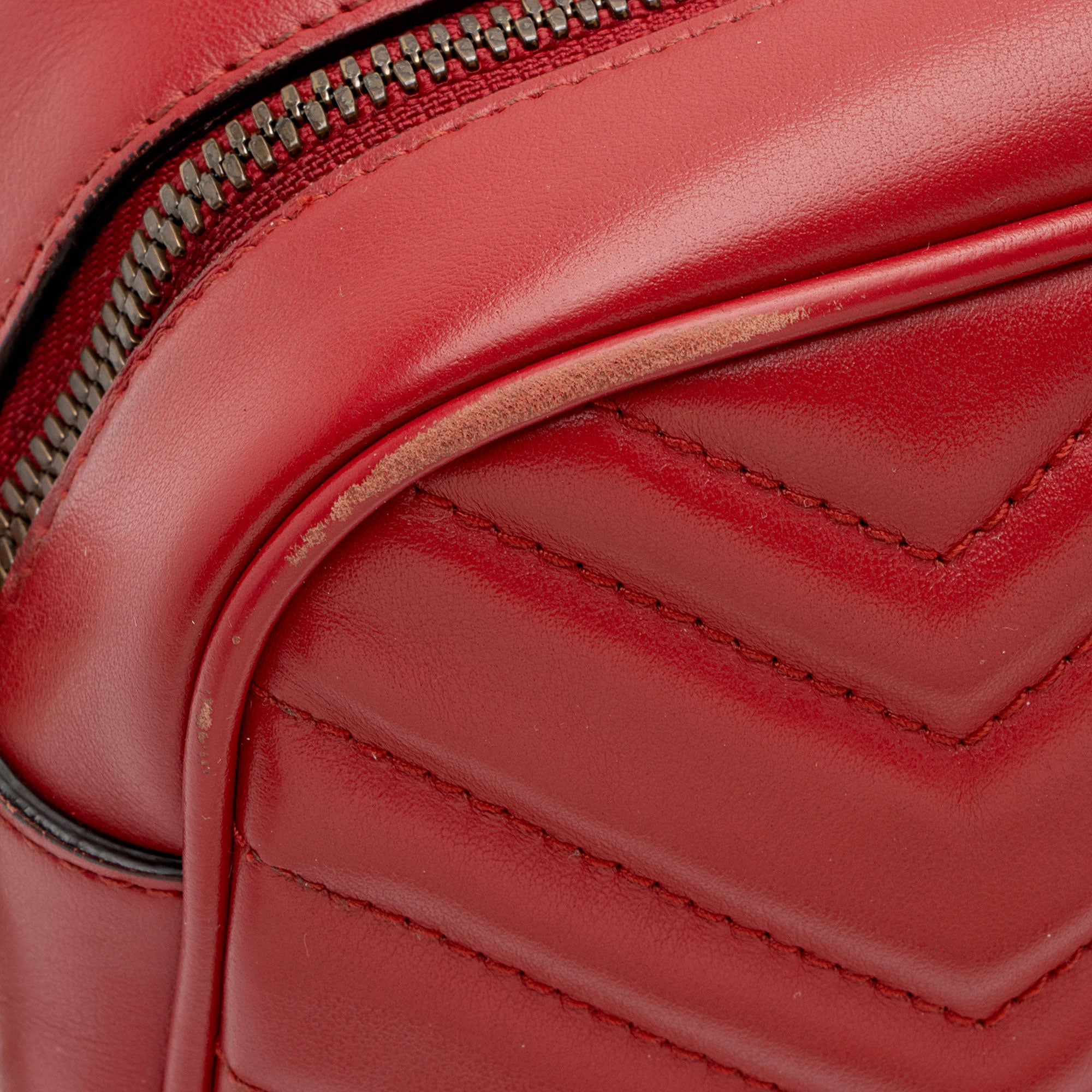 Gucci Matelasse Leather GG Marmont Small Camera Bag