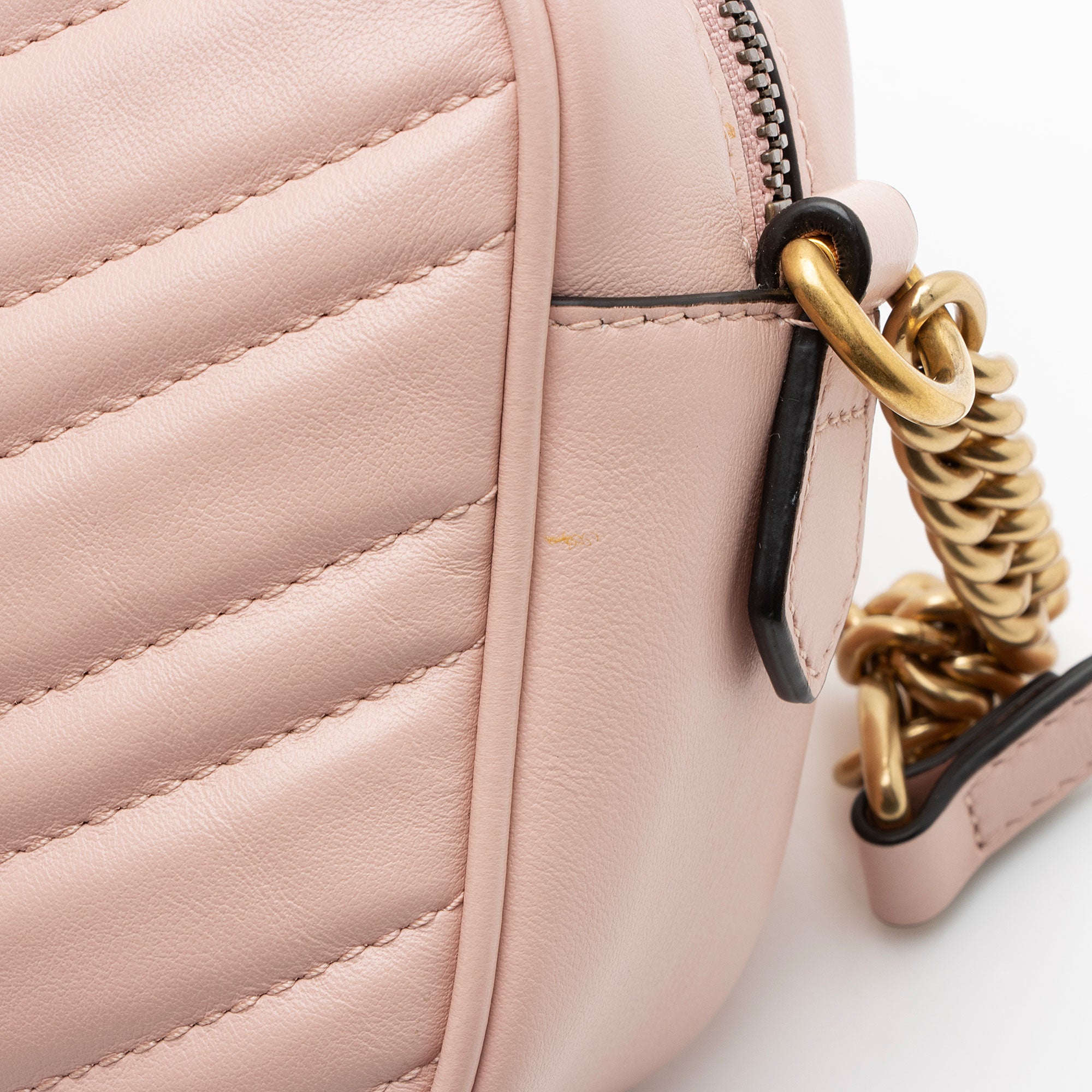 Gucci Matelasse Leather GG Marmont Small Camera Bag