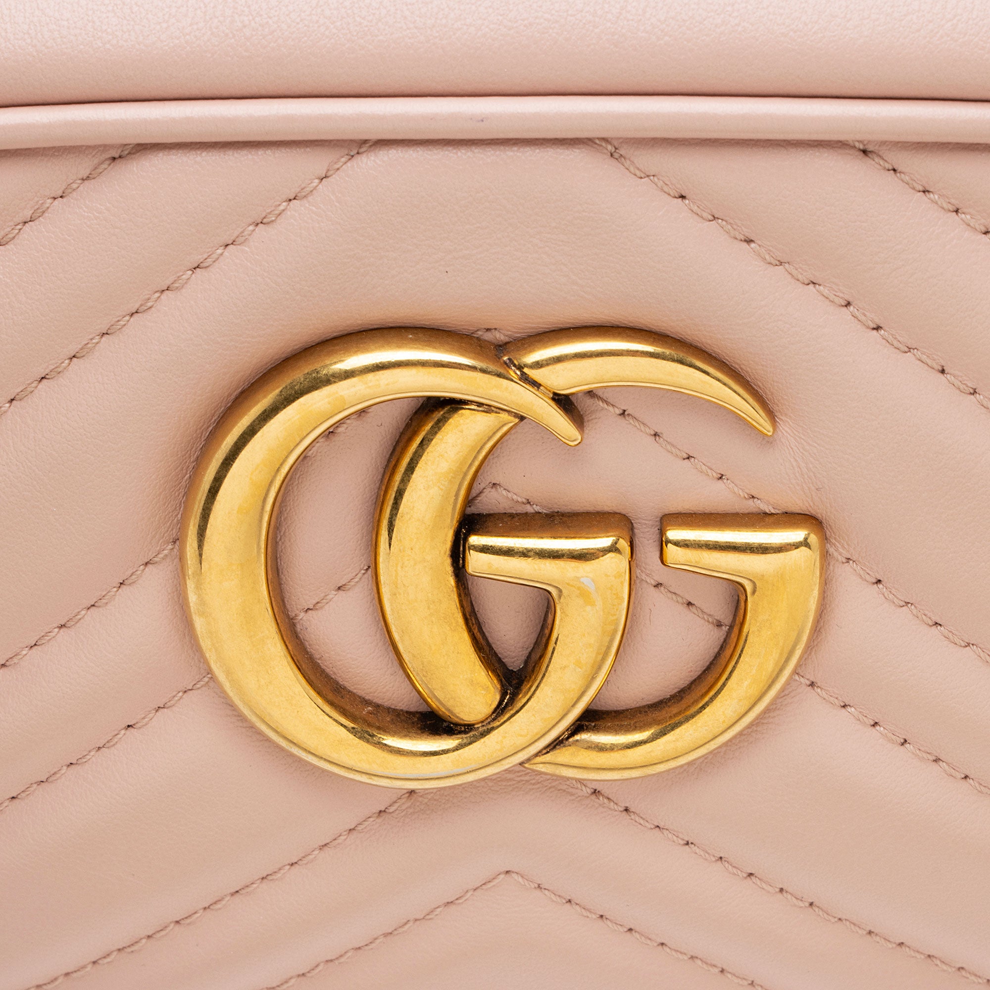 Gucci Matelasse Leather GG Marmont Small Camera Bag