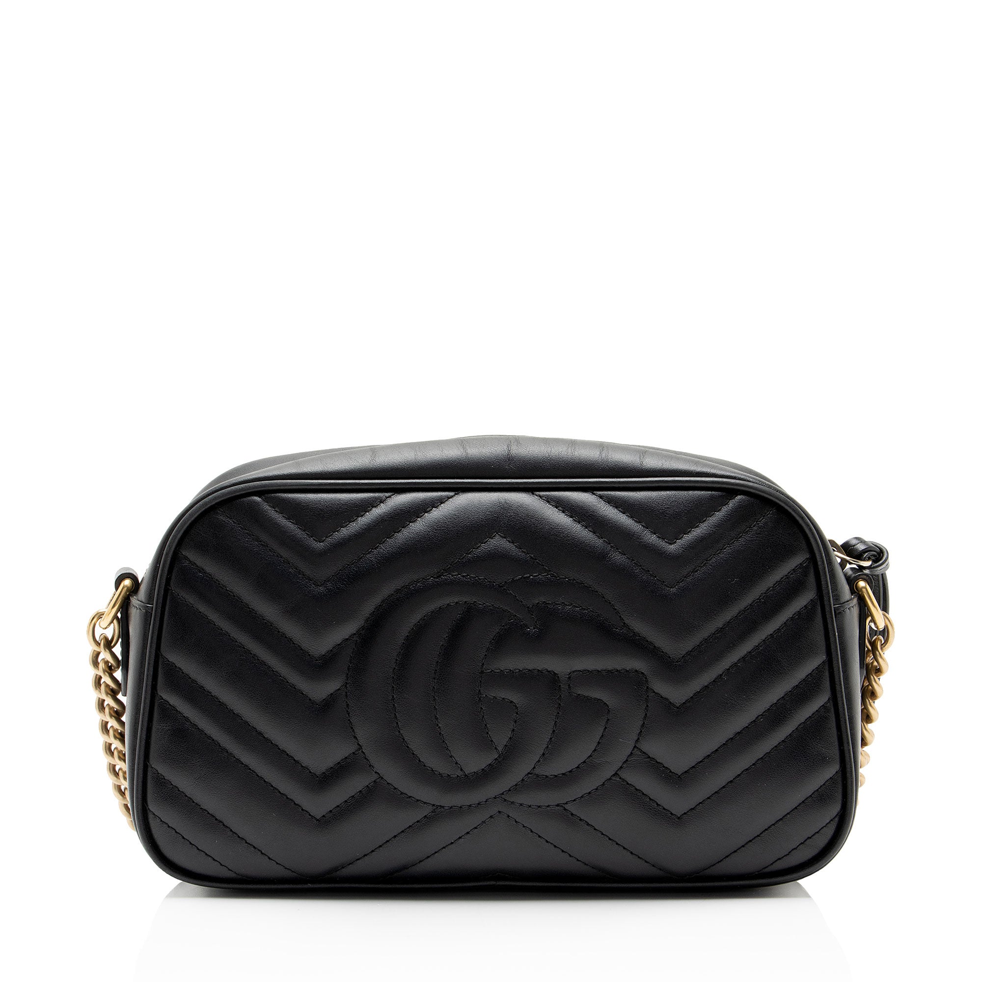 Gucci Matelasse Leather GG Marmont Small Camera Bag