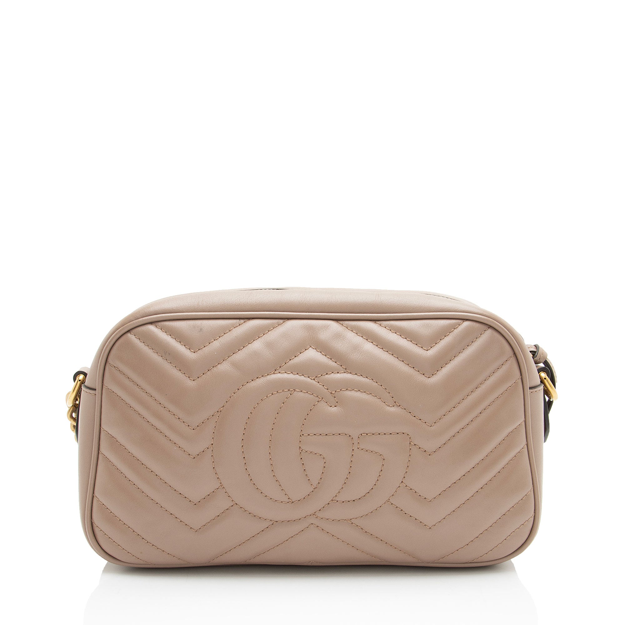 Gucci Matelasse Leather GG Marmont Small Camera Bag