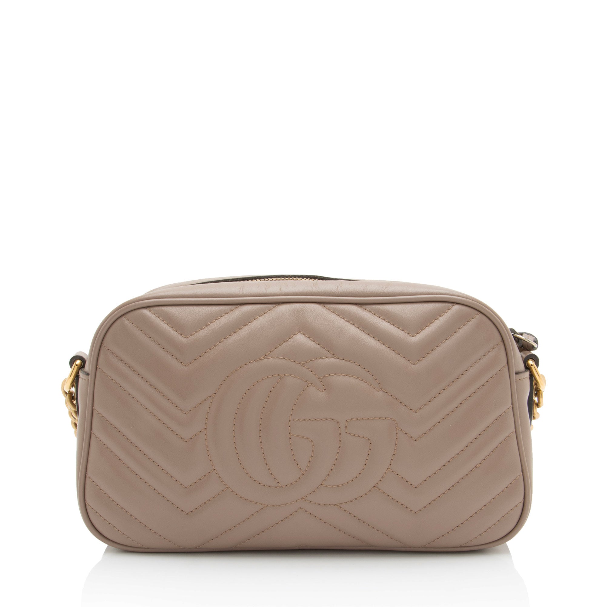 Gucci Matelasse Leather GG Marmont Small Camera Bag