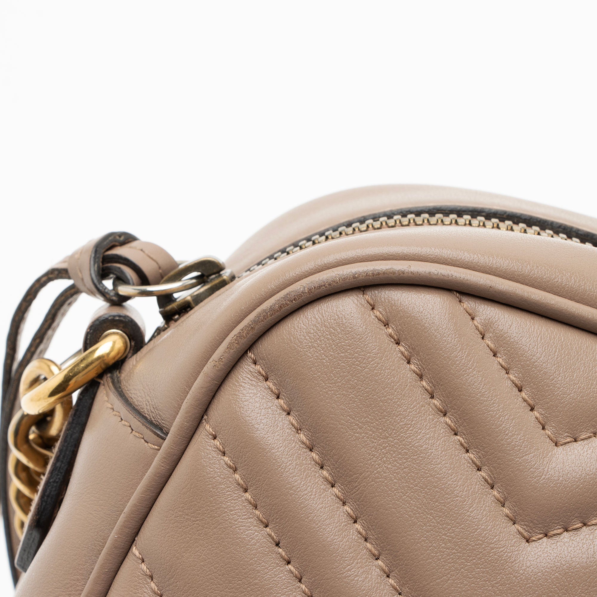 Gucci Matelasse Leather GG Marmont Small Camera Bag