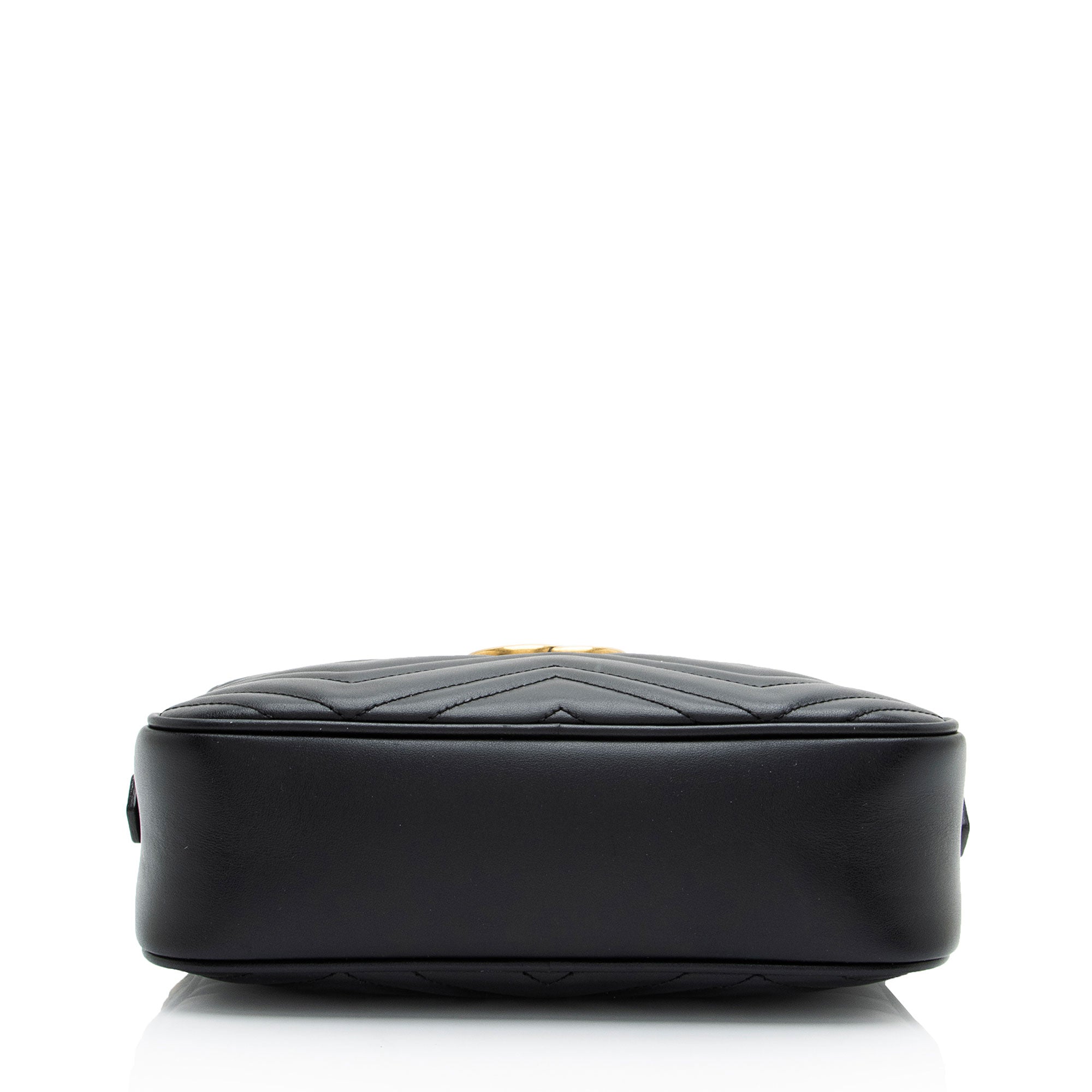 Gucci Matelasse Leather GG Marmont Small Camera Bag
