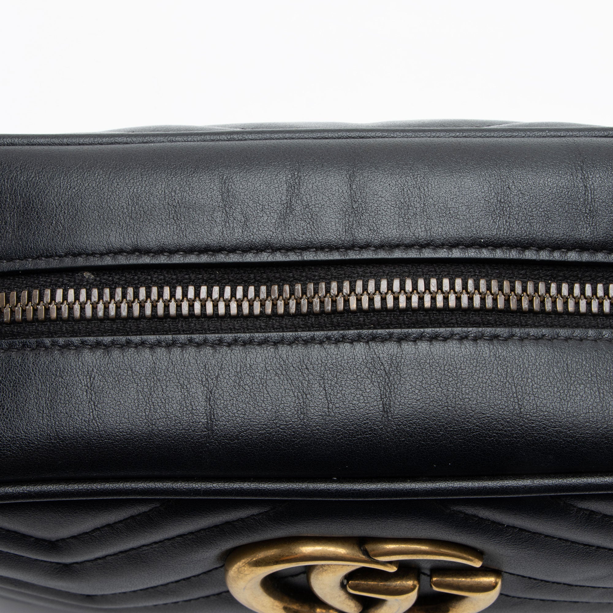 Gucci Matelasse Leather GG Marmont Small Camera Bag