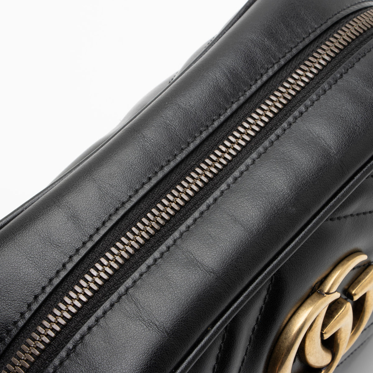 Gucci Matelasse Leather GG Marmont Small Camera Bag