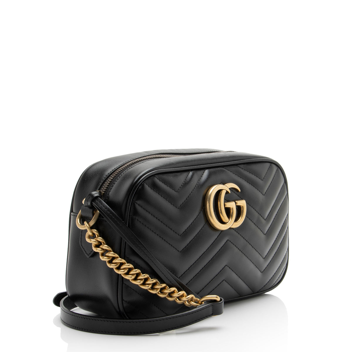 Gucci Matelasse Leather GG Marmont Small Camera Bag