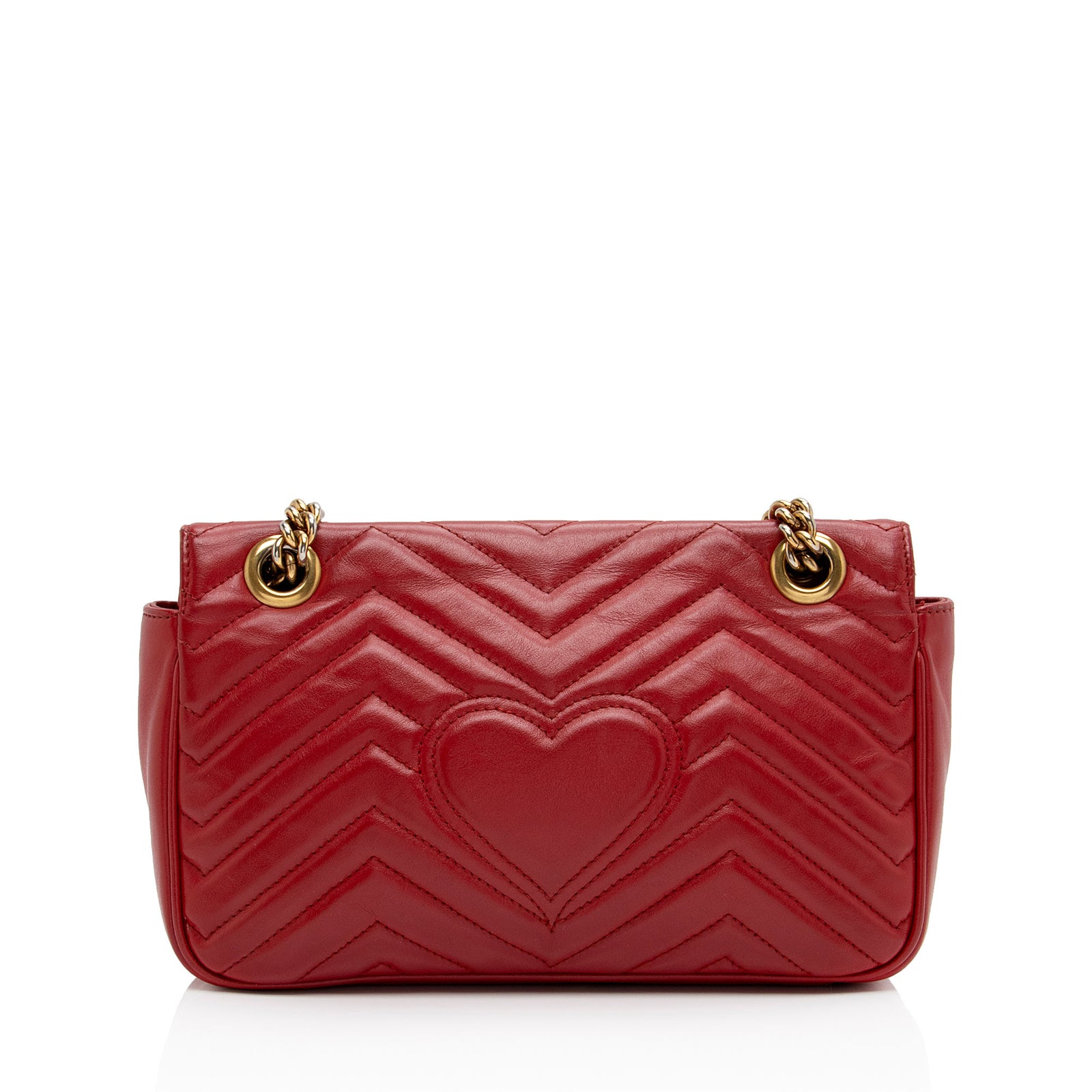 Gucci Matelasse Leather GG Marmont Small Flap Bag SHF X3SjWs LuxeDH