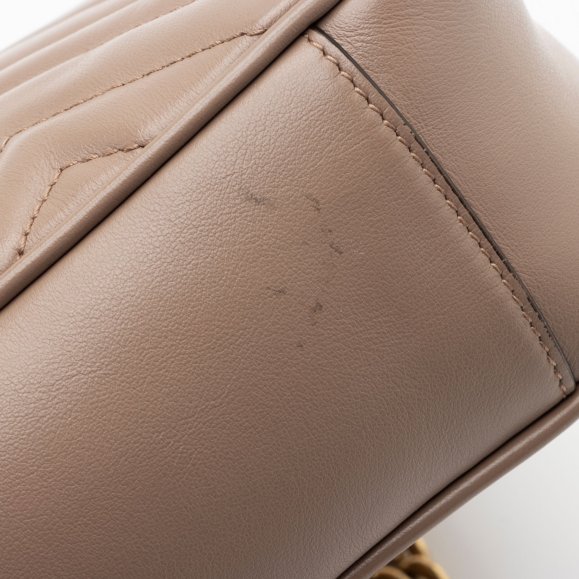 Gucci Matelasse Leather GG Marmont Small Flap Bag