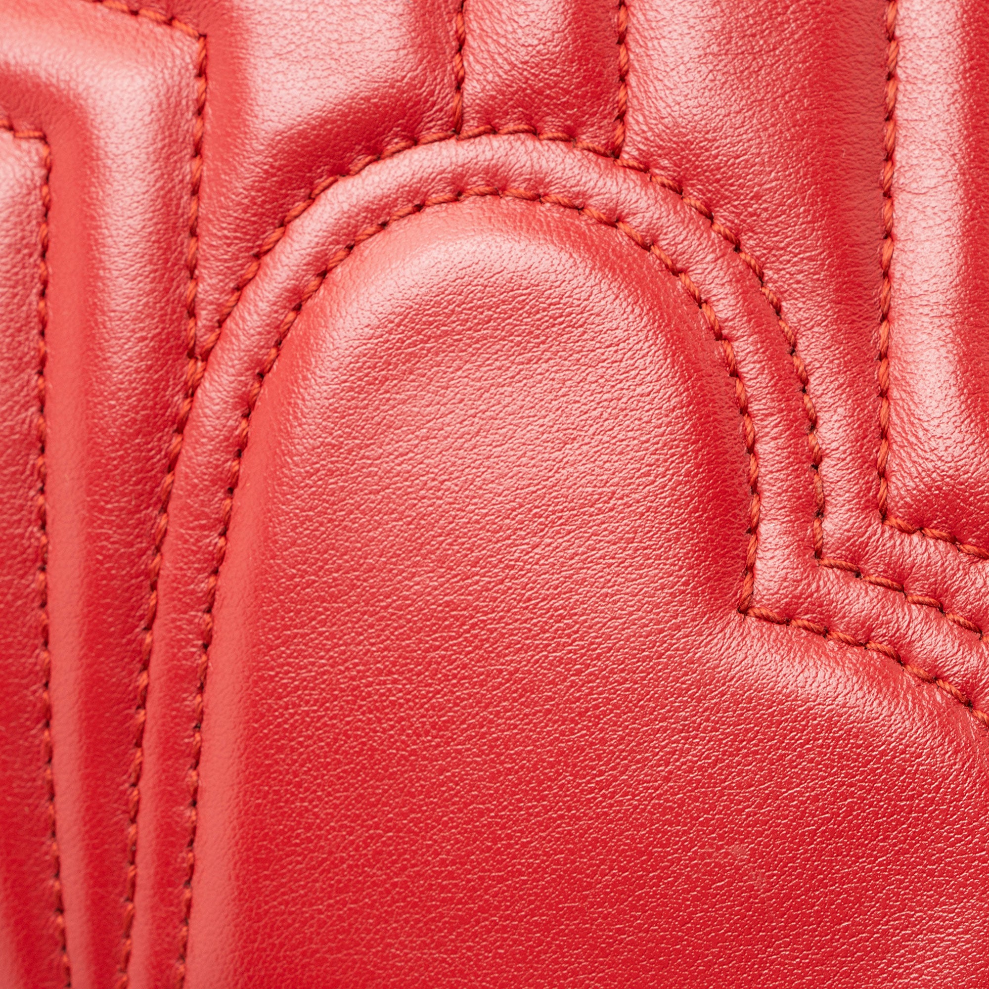 Gucci Matelasse Leather GG Marmont Small Flap Bag