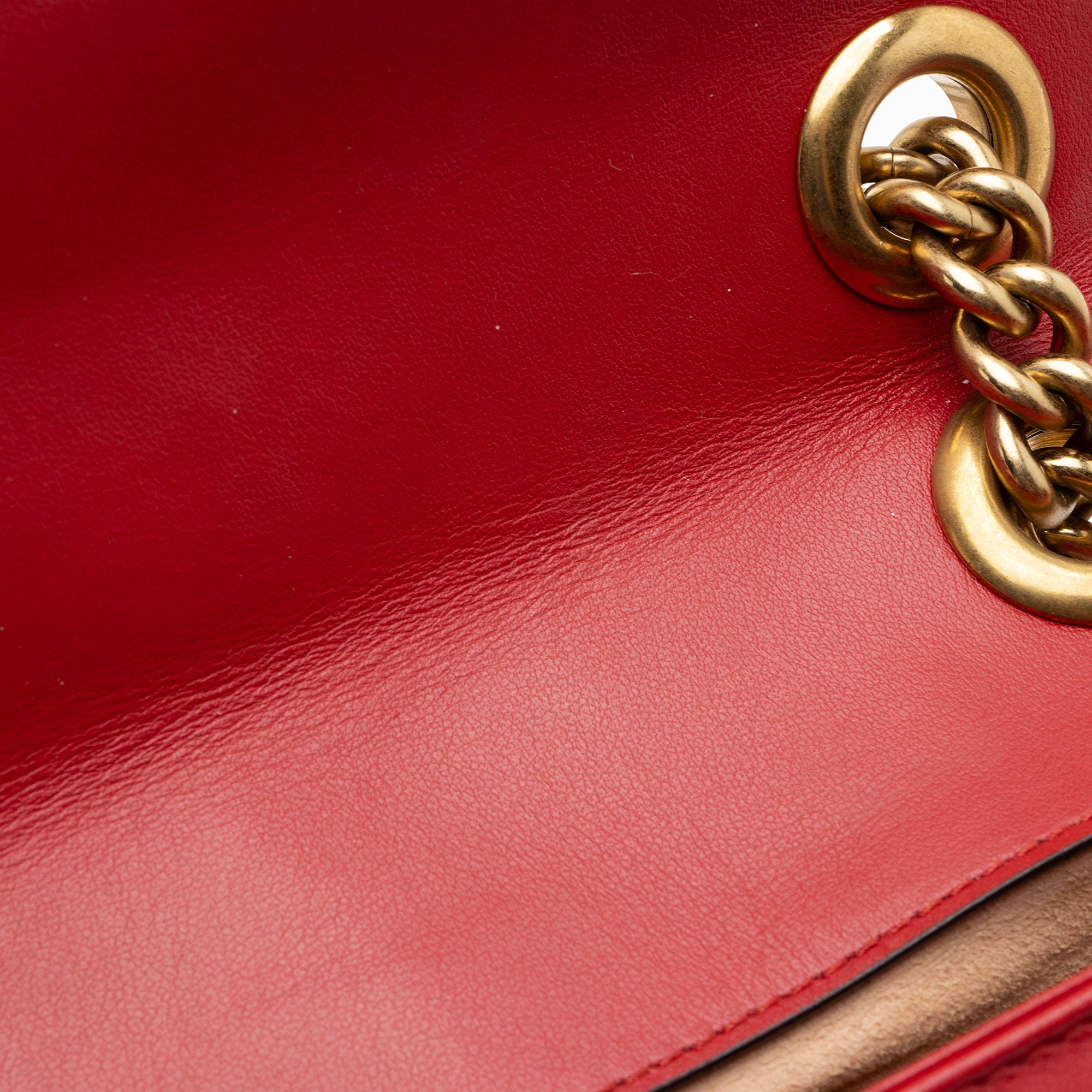 Gucci Matelasse Leather GG Marmont Small Flap Bag