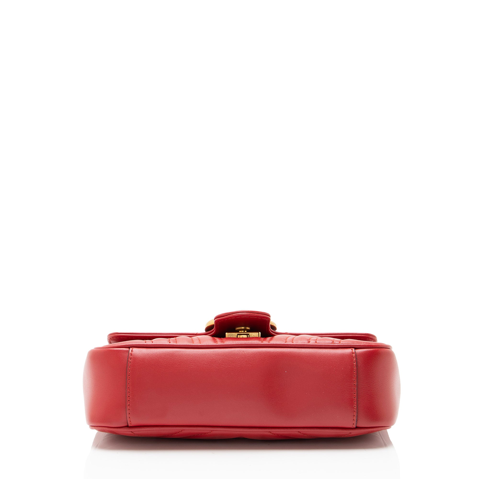Gucci Matelasse Leather GG Marmont Small Flap Bag