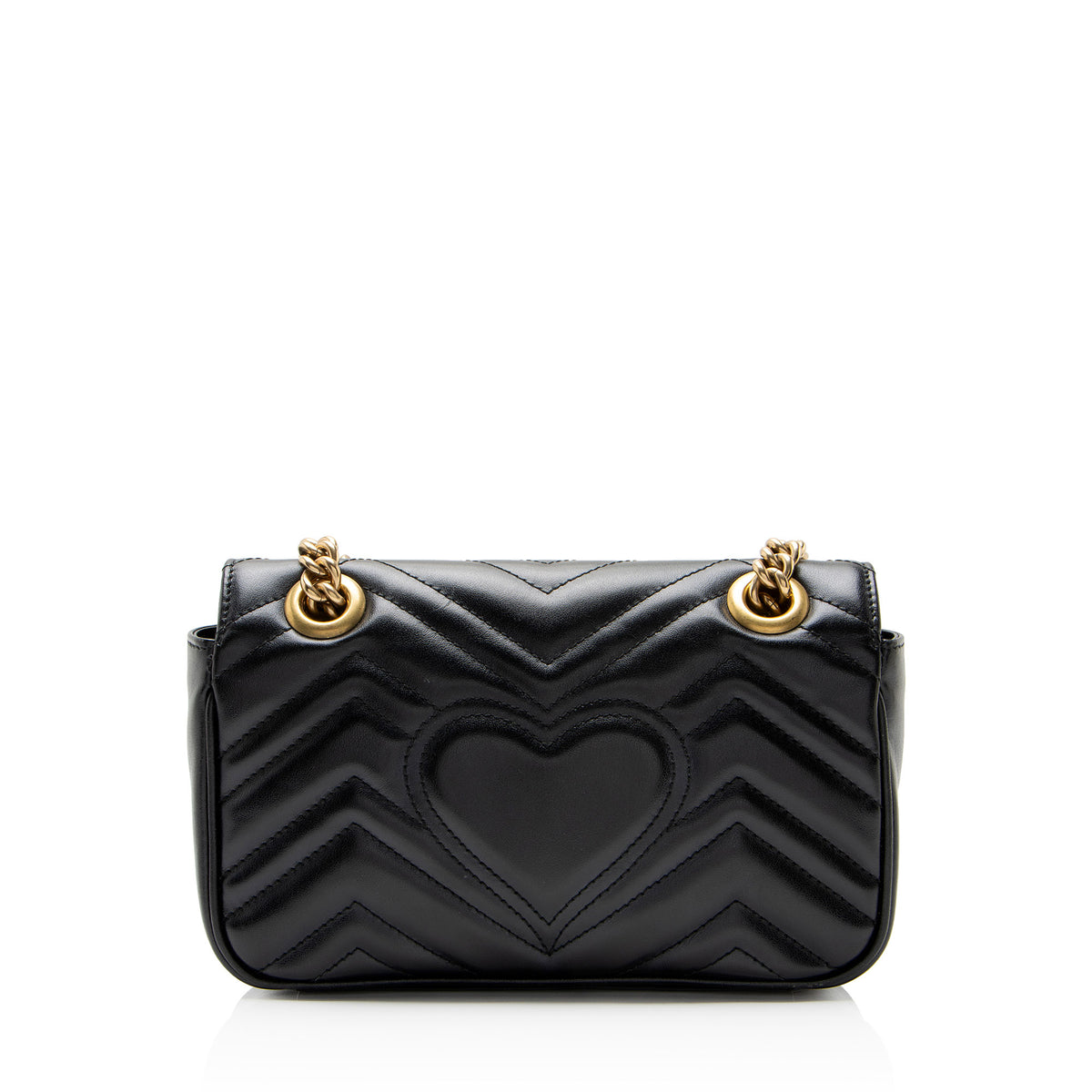 Gucci Matelasse Leather GG Marmont Small Flap Bag