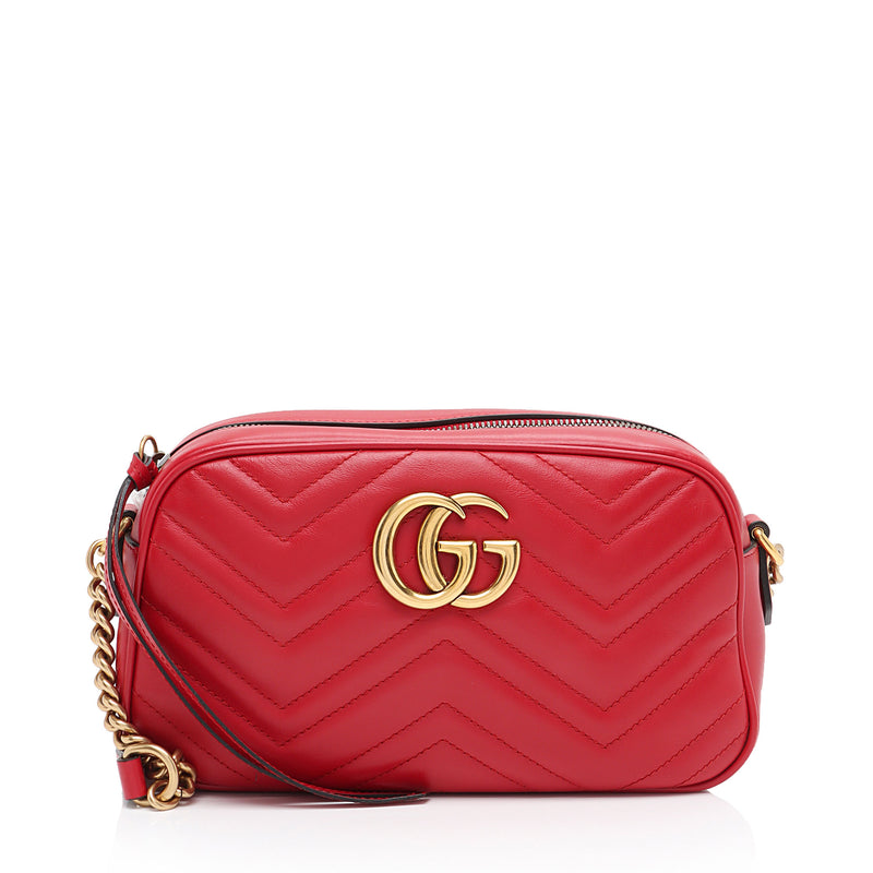 Gucci Matelasse Leather GG Marmont Small Shoulder Bag (SHF-XQ9hBN)