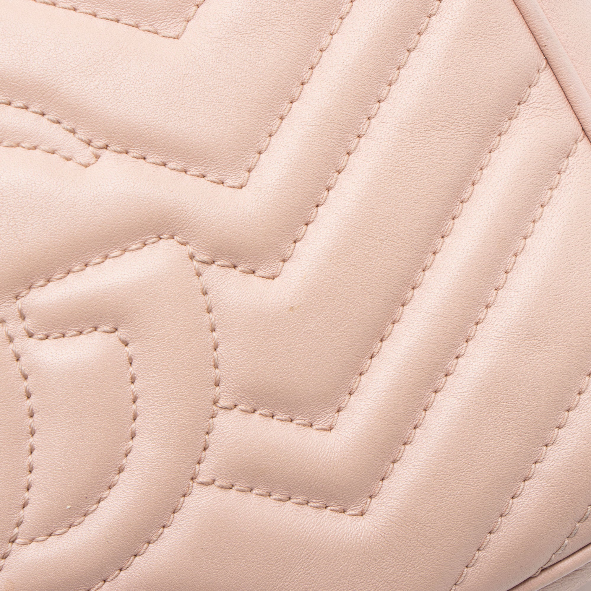 Gucci Matelasse Leather GG Marmont Small Shoulder Bag