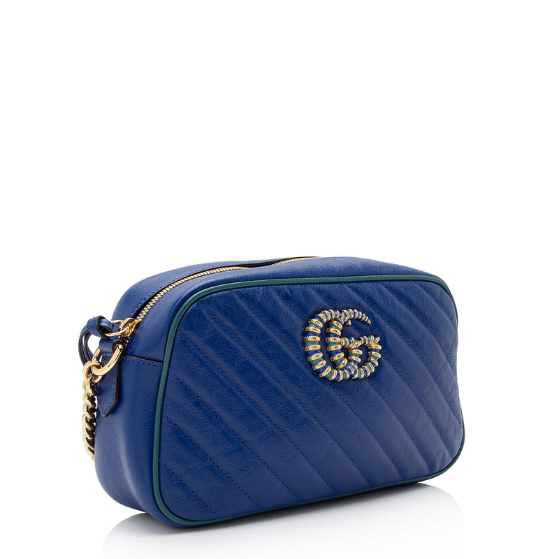 Gucci Matelasse Leather GG Marmont Small Torchon Shoulder Bag (SHF-D0Xe5c)