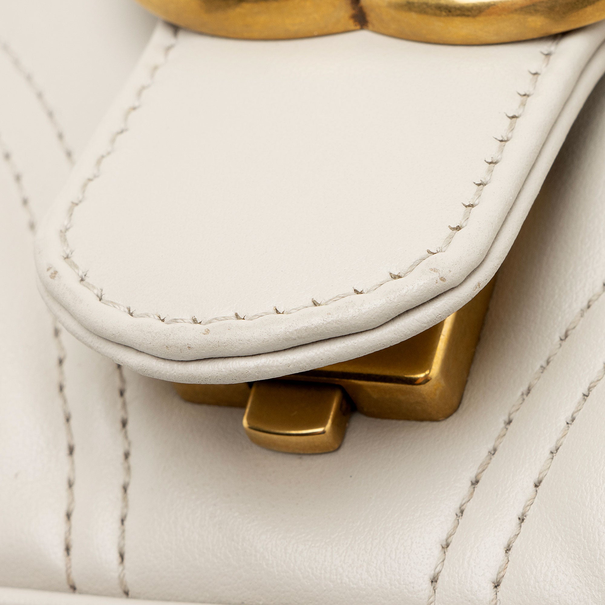Gucci Matelasse Leather GG Marmont Square Mini Shoulder Bag
