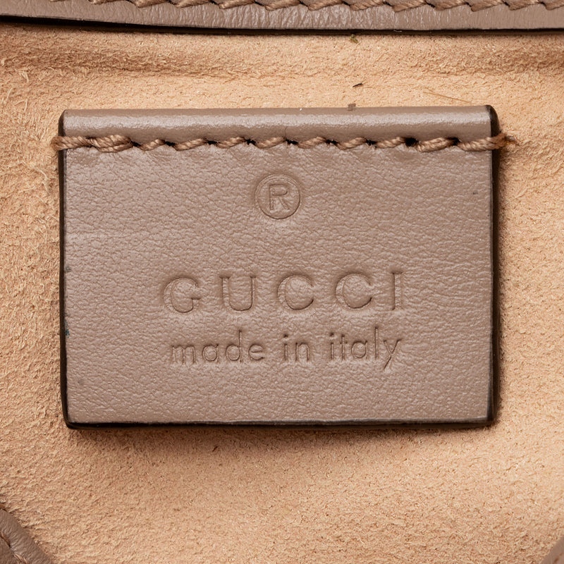 Gucci Matelasse Leather GG Marmont Super Mini Flap Bag - FINAL SALE (SHF-YgIgn9)