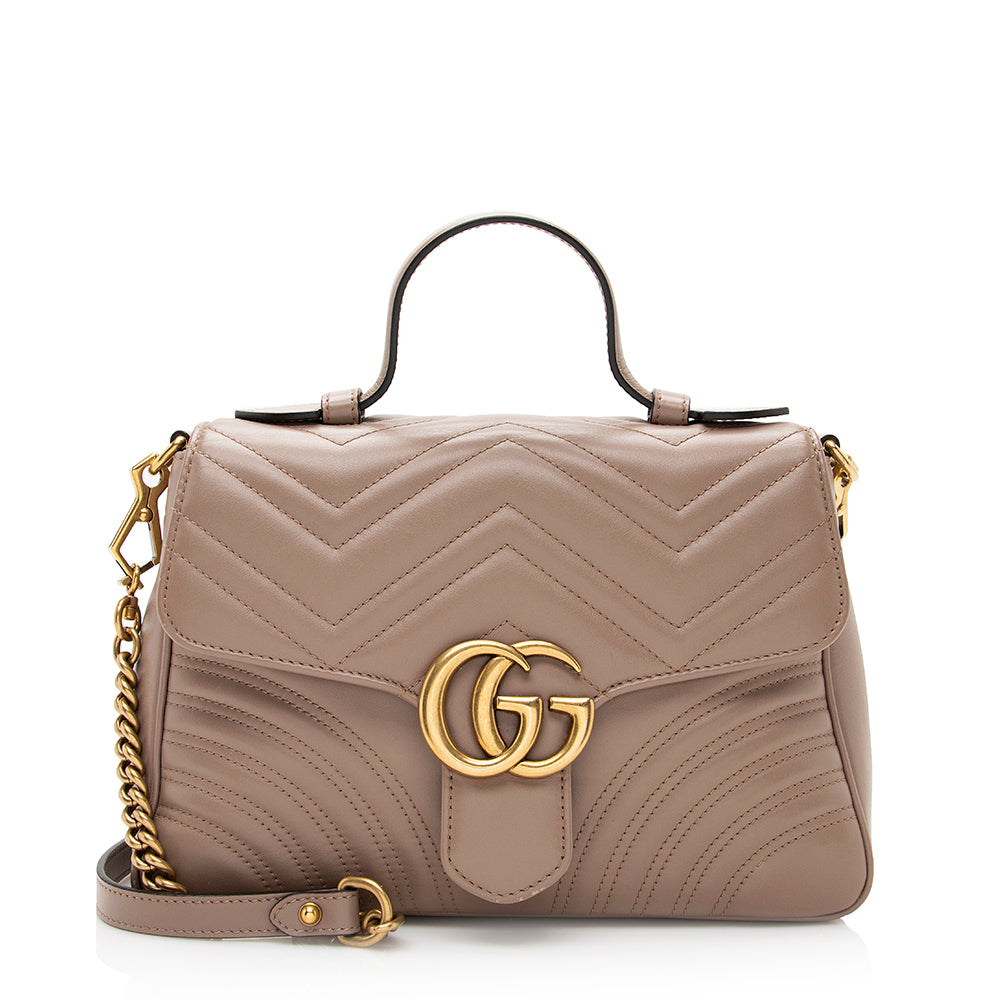 GUCCI GG small matelassé leather shoulder bag