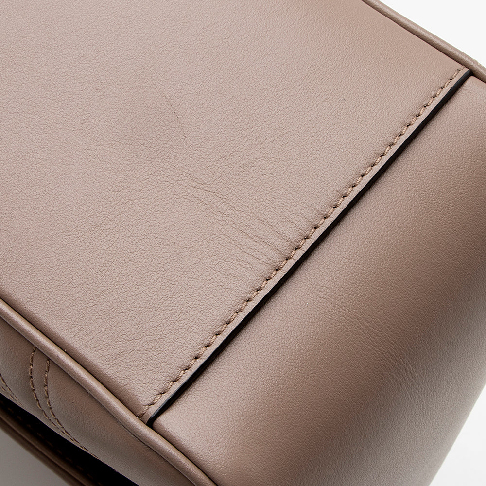 Gucci Matelasse Leather GG Marmont Top Handle Small Shoulder Bag (SHF-22063)