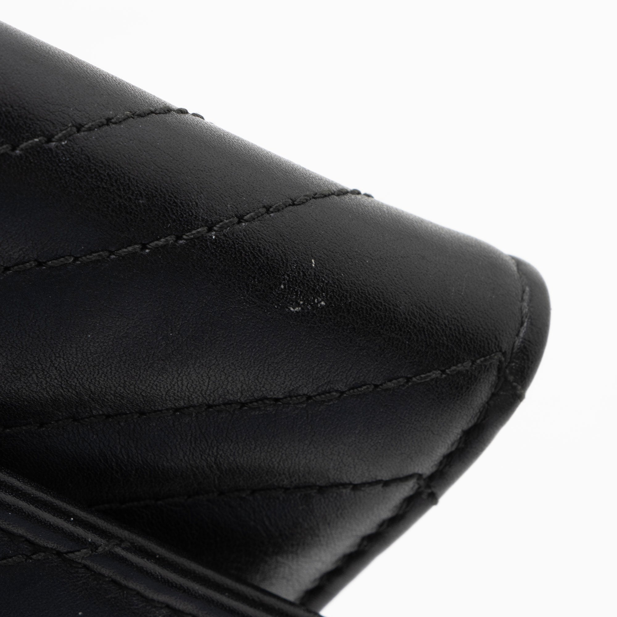 Gucci Matelasse Leather GG Marmont Trifold Wallet